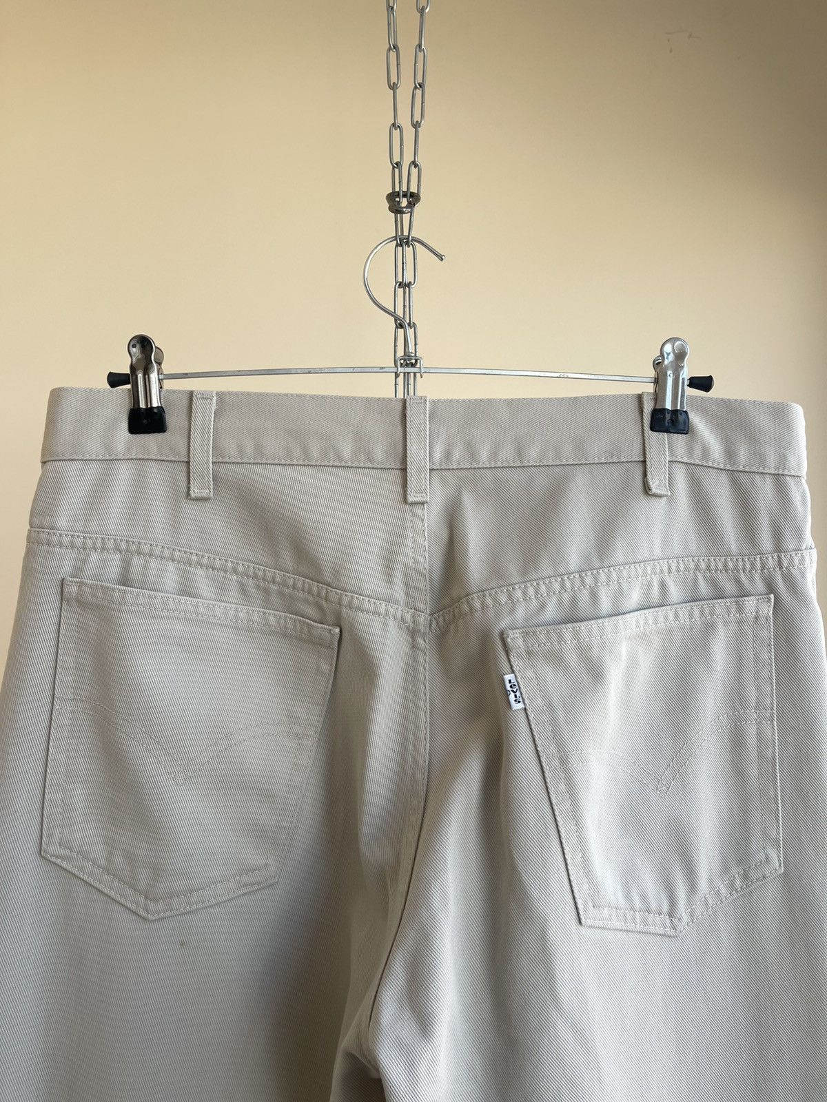 Levi's Sta-Prest 566 White Tab Straight Regular Fit Pants 90s 34x32 Size US 34 / EU 50 - 7 Thumbnail