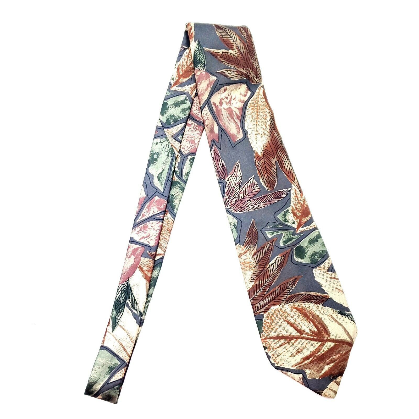Givenchy Givenchy Monsieur Silk Tie Floral Abstract Tie Green Brown L Size ONE SIZE - 7 Thumbnail