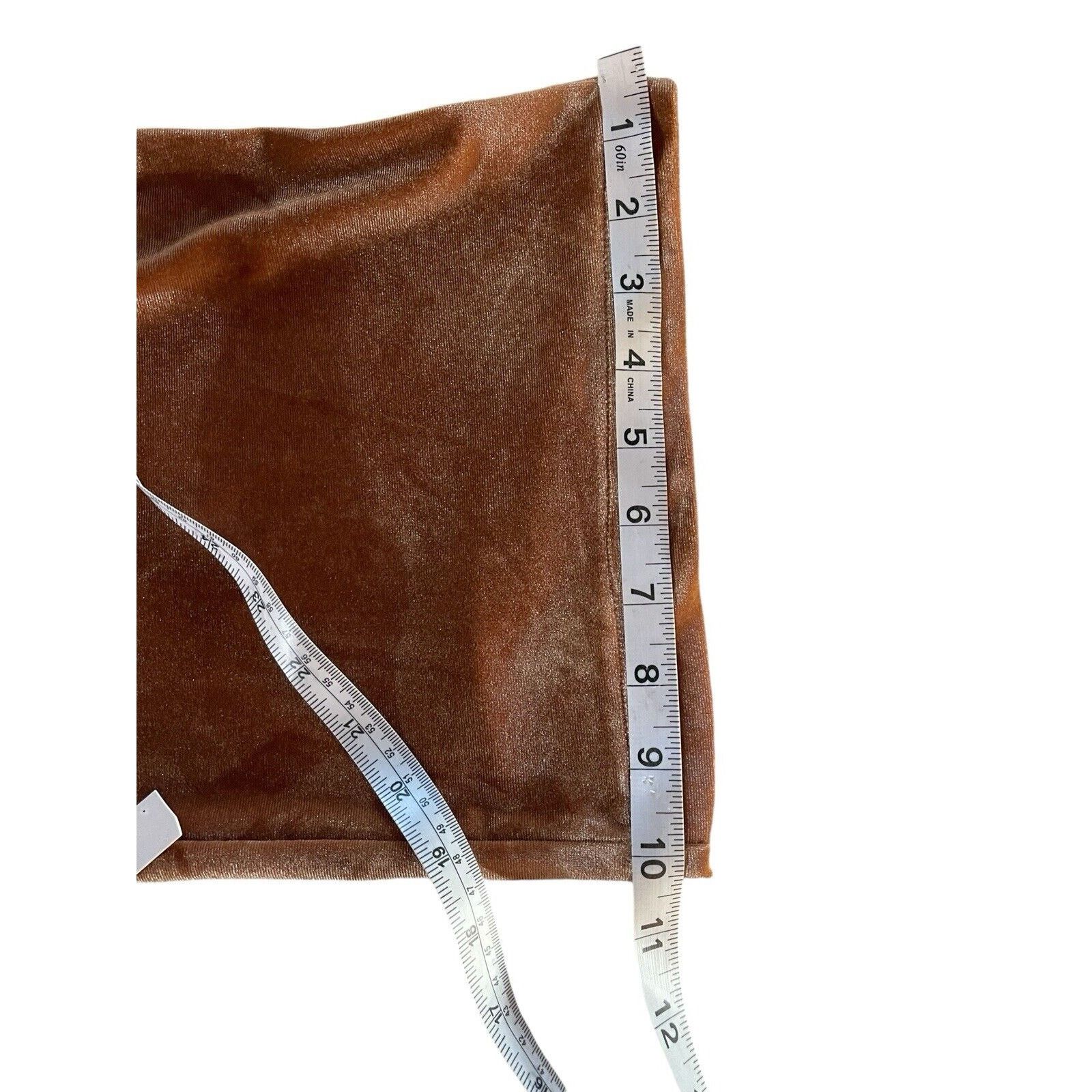 Other Stella Pardo High Waist Wide Leg Velour Camel Velour Small Size 27" / US 4 / IT 40 - 9 Thumbnail