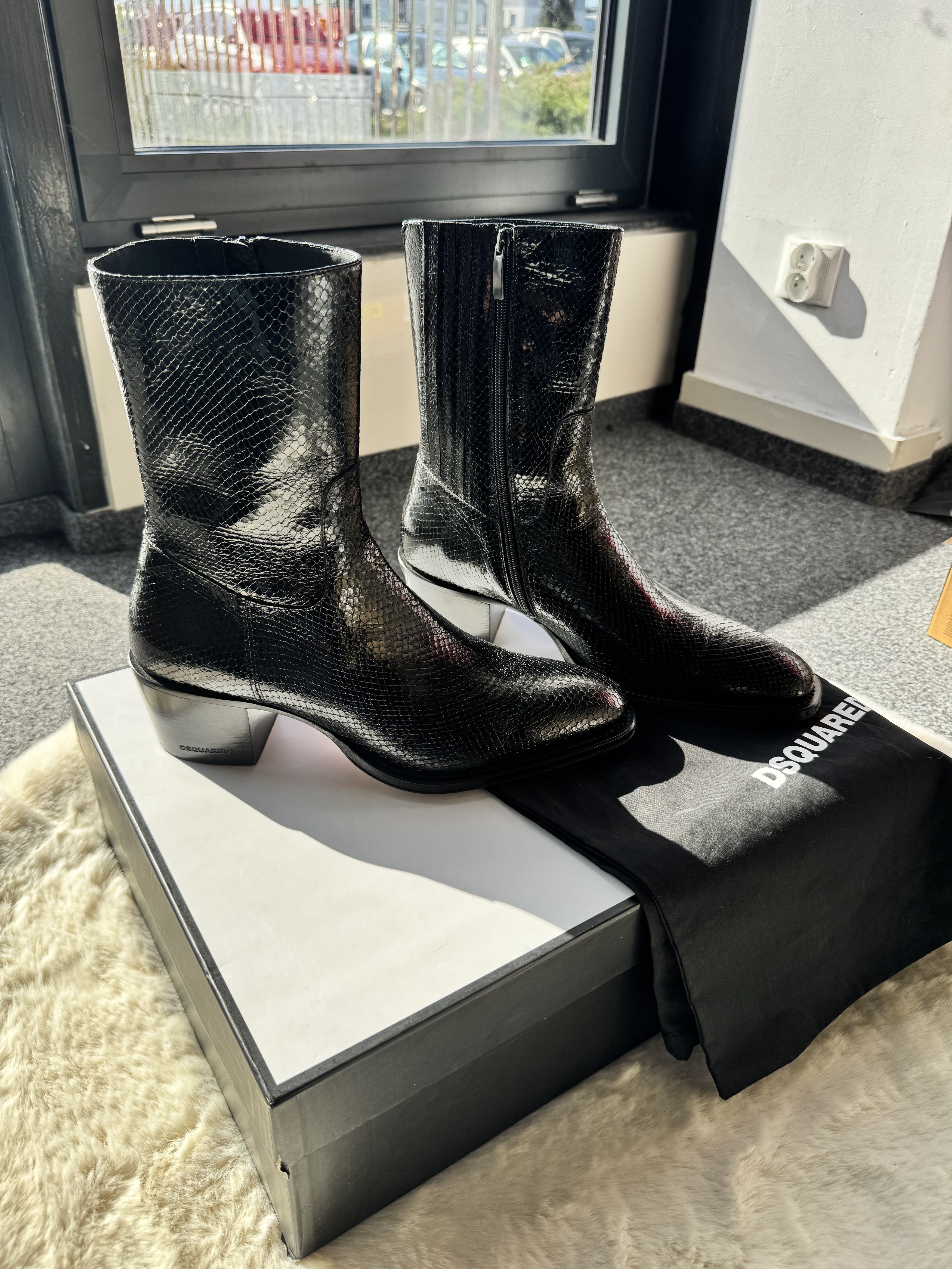 Dsquared2 Dsquared2 43 black ankle boots cowboy boots Size US 10 / IT 40 - 10 Thumbnail