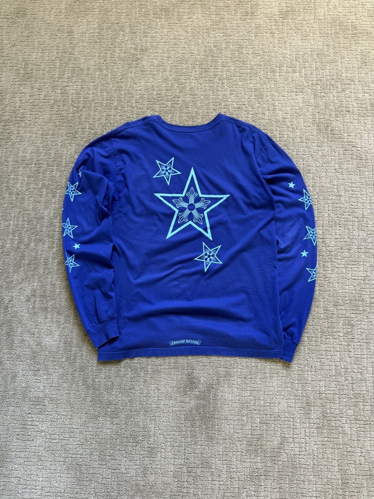 Chrome Hearts STAR CROSS LONG SLEEVE Size US XL / EU 56 / 4 - 1 Thumbnail