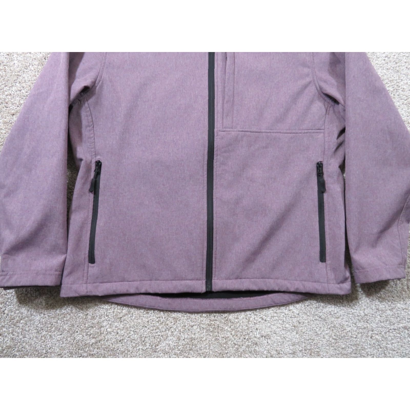Vintage Western Cowgirl LEGEND Heather Purple Jacket L Women Solid Purple Simp Zip Snap Pockets Western Outdoor 3-4 Season Jacket Size L / US 10 / IT 46 - 2 Thumbnail