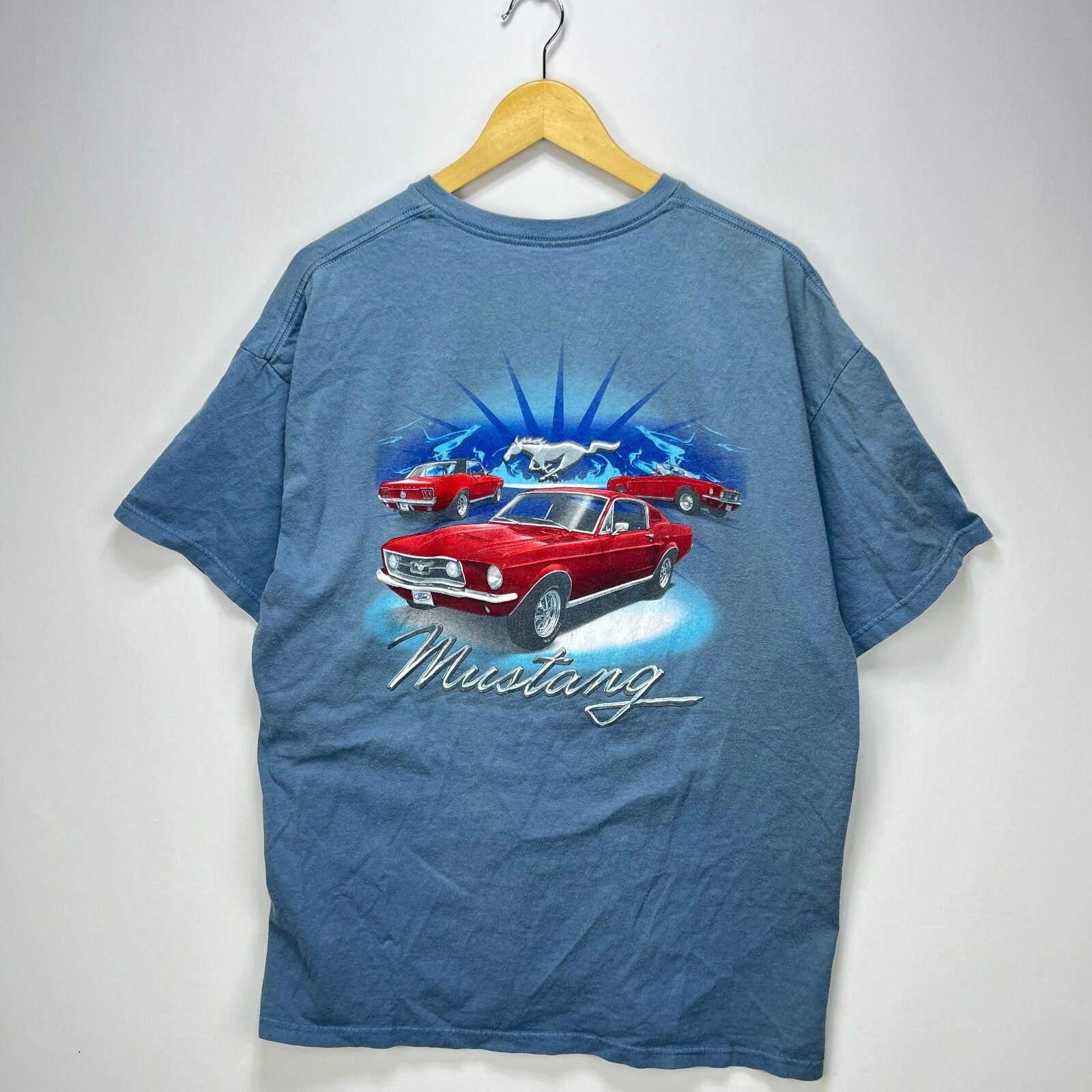 Vintage Vintage Y2K Ford Mustang Car T-Shirt 2XL Size US XL / EU 56 / 4 - 1 Thumbnail
