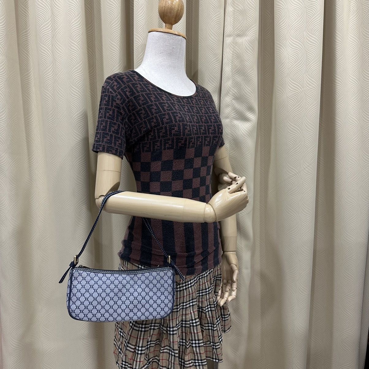 ‼️LASTDROP‼️ CELINE MACADAM CANVAS POCHETTE POUCH HANDBAG