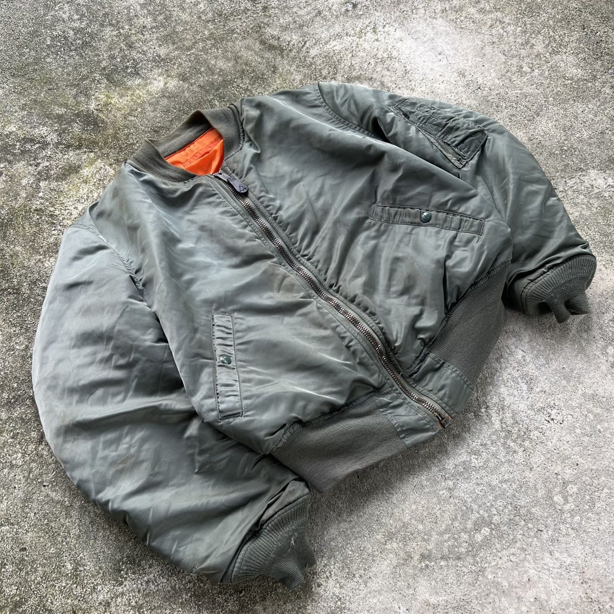 Alpha Industries × Vintage “VINTAGE” INTERMEDIATE MA-1 ALPHA INDUSTRIES BOMBER JACKET Size US L / EU 52-54 / 3 - 2 Thumbnail