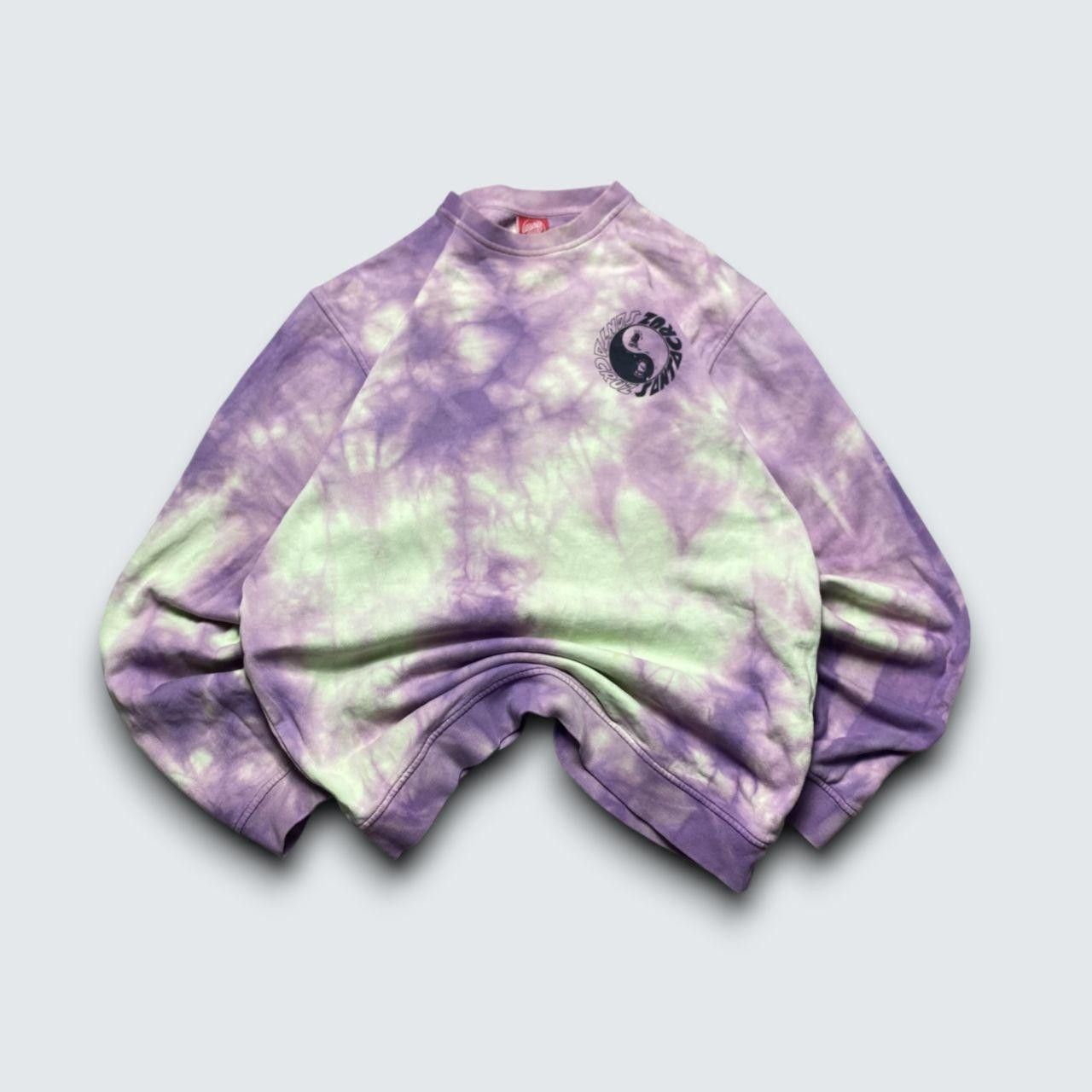 Santa Cruz Skateboards 00s Skater Santa Cruz Tie-dye Sweatshirt Multi S Size US S / EU 44-46 / 1 - 1 Thumbnail