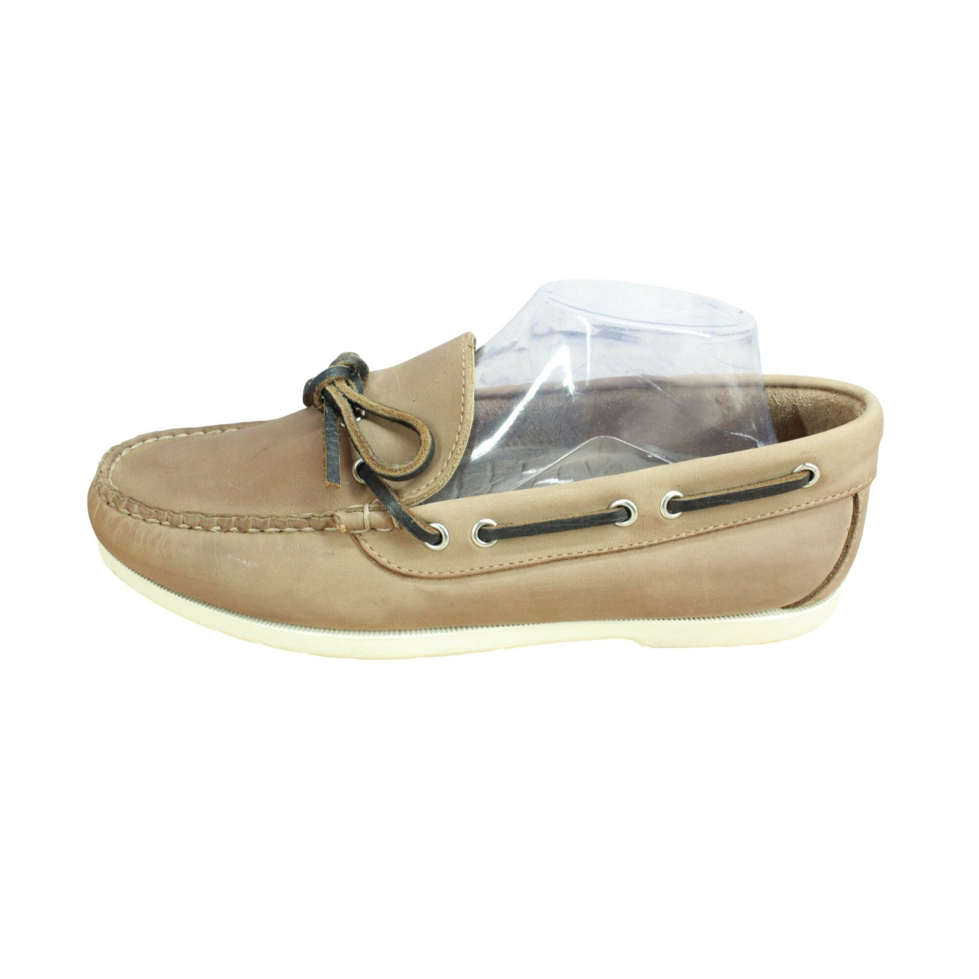 L.L. Bean LL Bean Mens Brown Leather Traverse Slip-on Trail  display picture 3