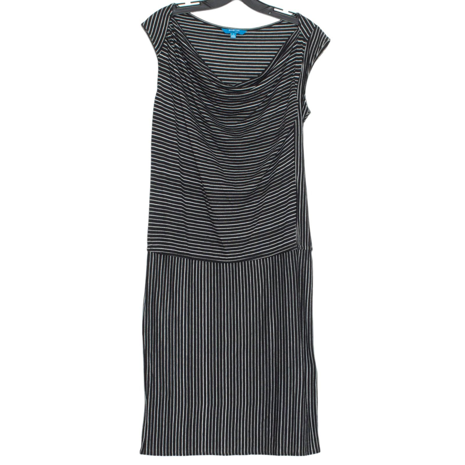 Other Derek Lam Cowl Neck Striped Dress S Minimalist Coastal Size S / US 4 / IT 40 - 1 Thumbnail