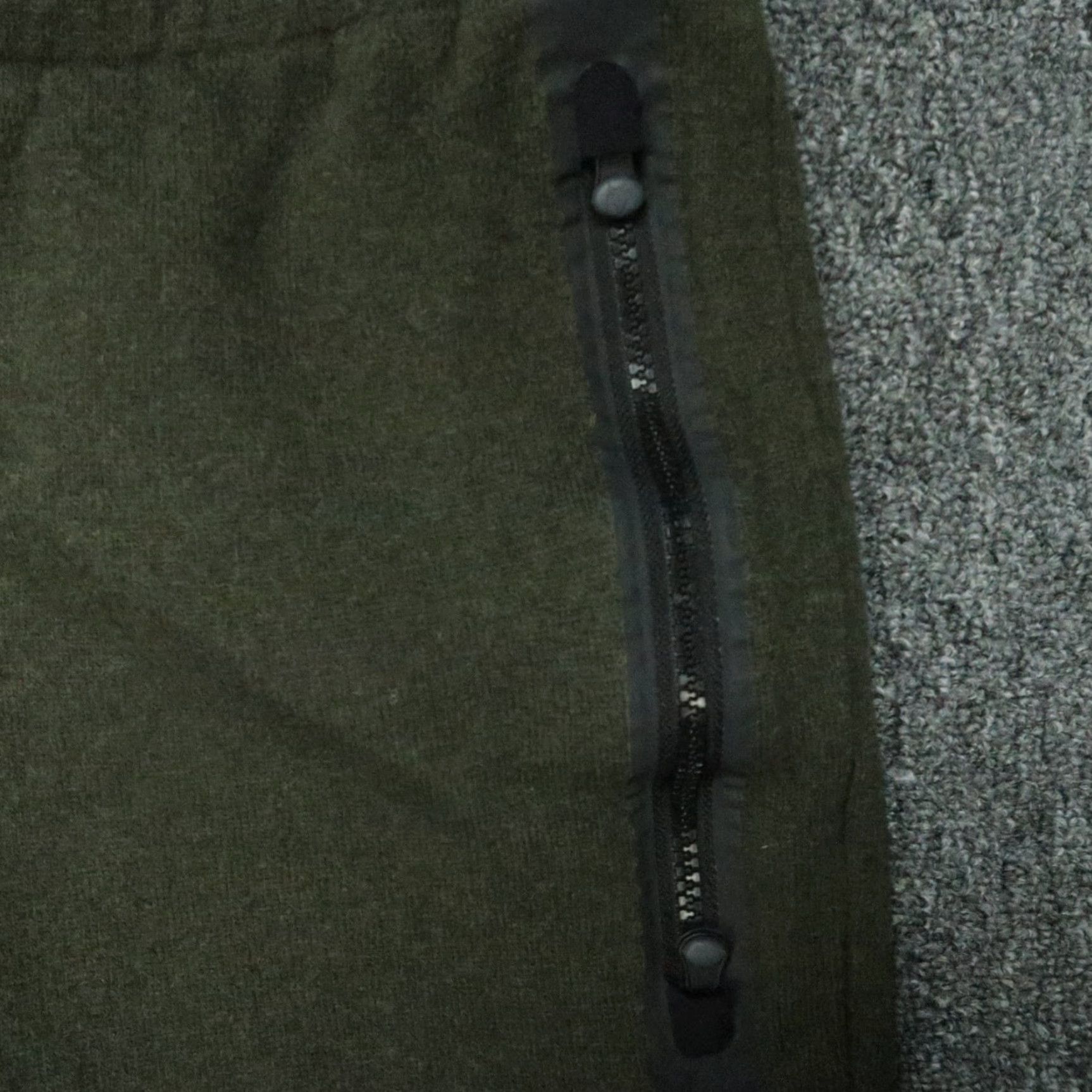 Vintage Greyson Pants Men M Green Sequoia Wool Blend Joggers Training Zip Pockets Slim Athletic 29in Inseam Size US 31 - 4 Thumbnail