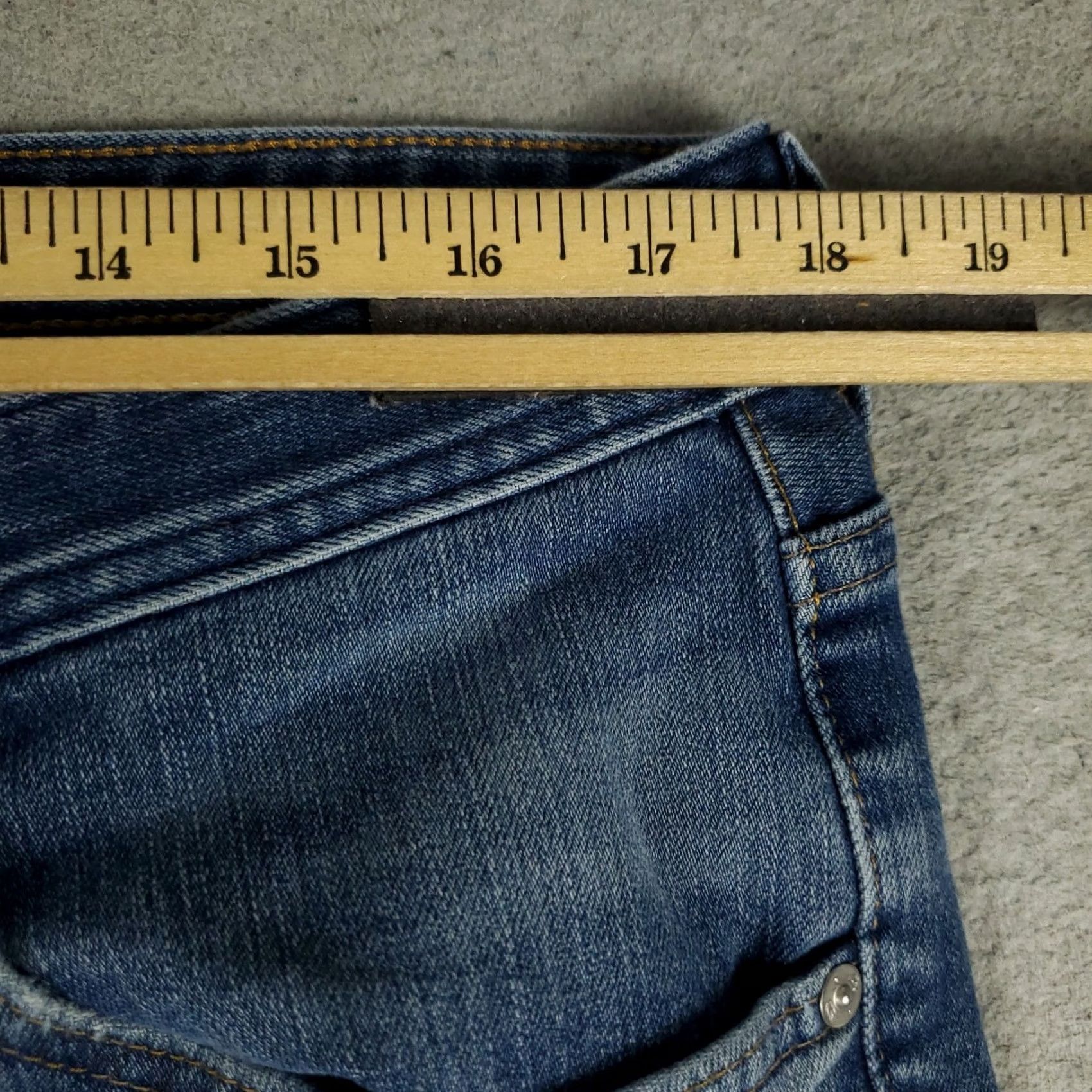 Vintage AG Adriano Goldschmied Jeans Mens 36x32 Blue The Graduate Tailored Leg Size US 36 / EU 52 - 3 Thumbnail