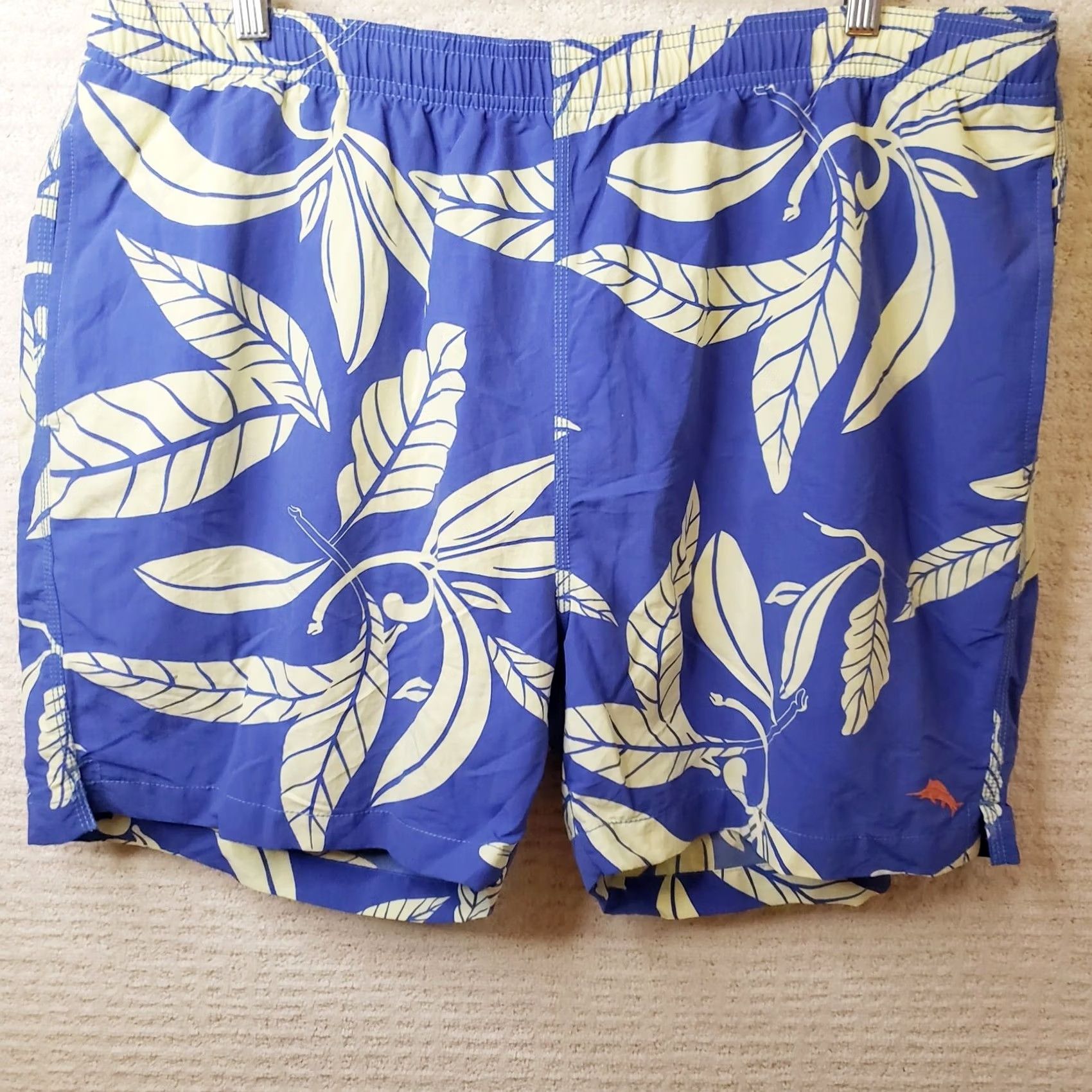 Tommy Bahama Tommy Bahama Mens Relax Blue Floral Tropical Swim Trunks Board Shorts XL Lined Blue Floral Pattern Beach Mens Size US 36 / EU 52 - 2 Thumbnail