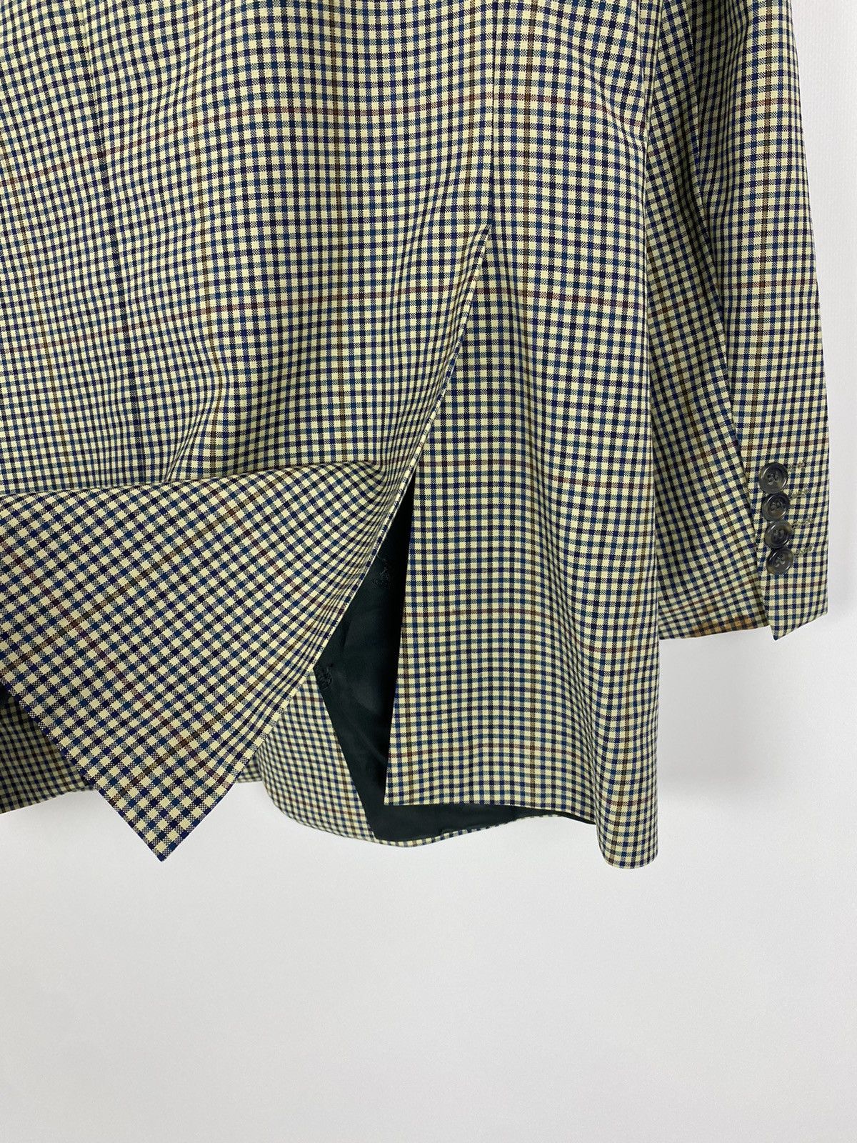 Burberry 1990’s Vintage Burberrys Check Wool Blazer Jacket Size 52S - 11 Thumbnail