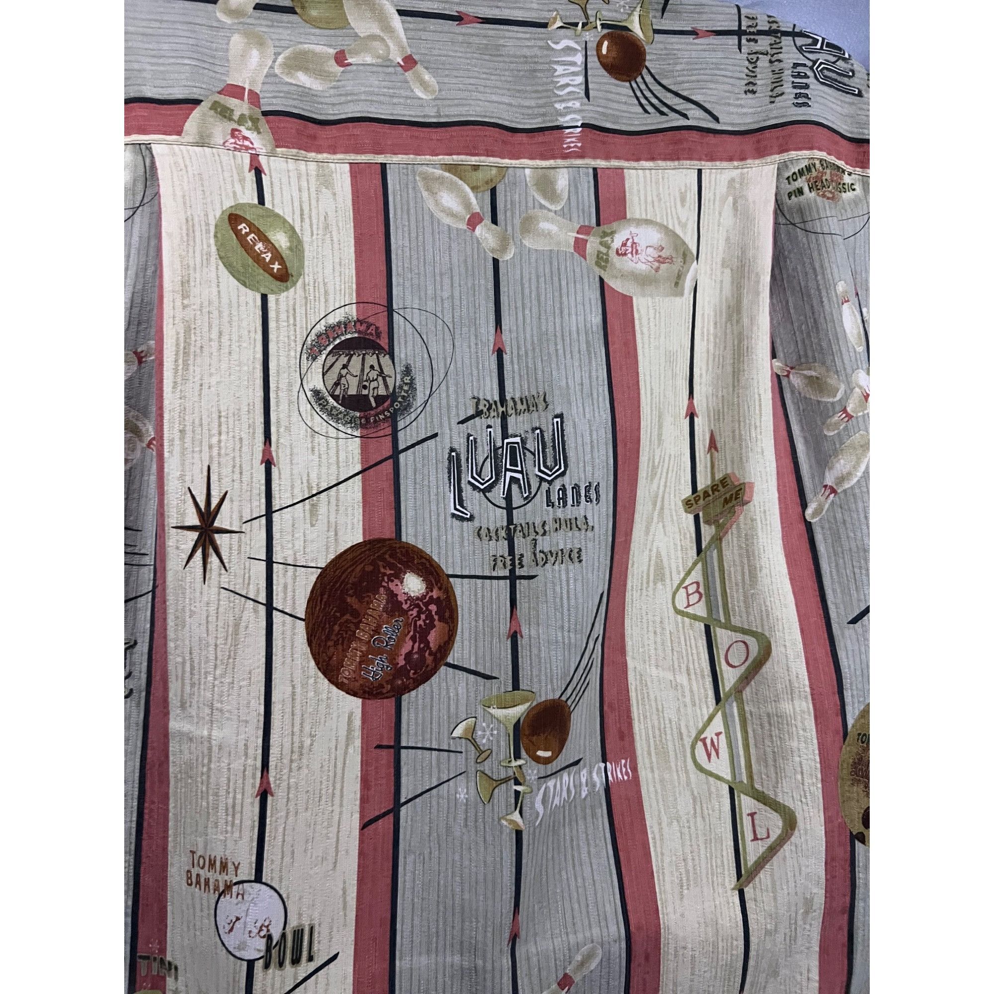 Tommy Bahama Tommy Bahama Retro Kitsche Silk Button Up Vintage Bowling Sh Size US M / EU 48-50 / 2 - 9 Thumbnail
