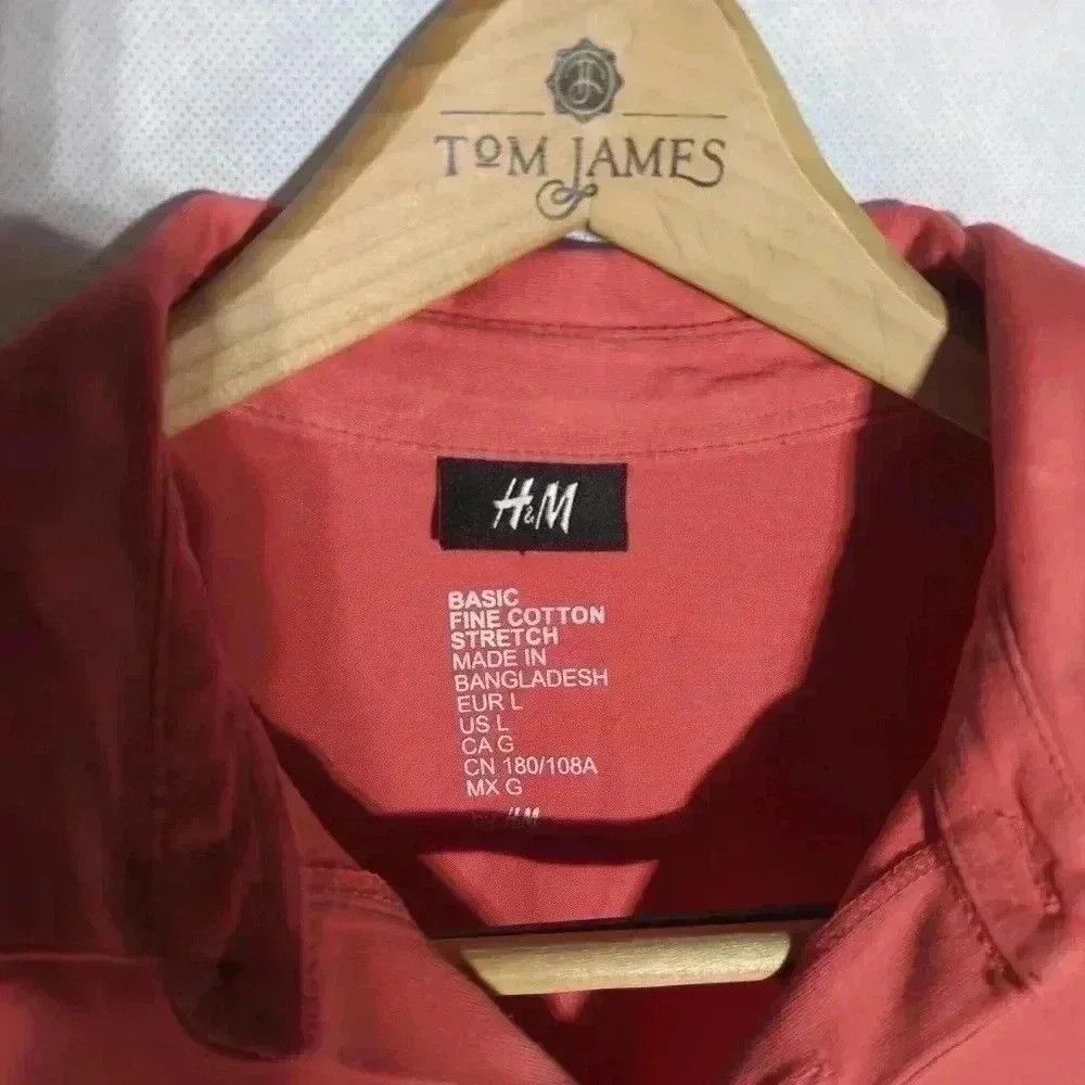 H&M H&M Pink Polo shirt 100 percent cotton sz L Size US L / EU 52-54 / 3 - 2 Thumbnail