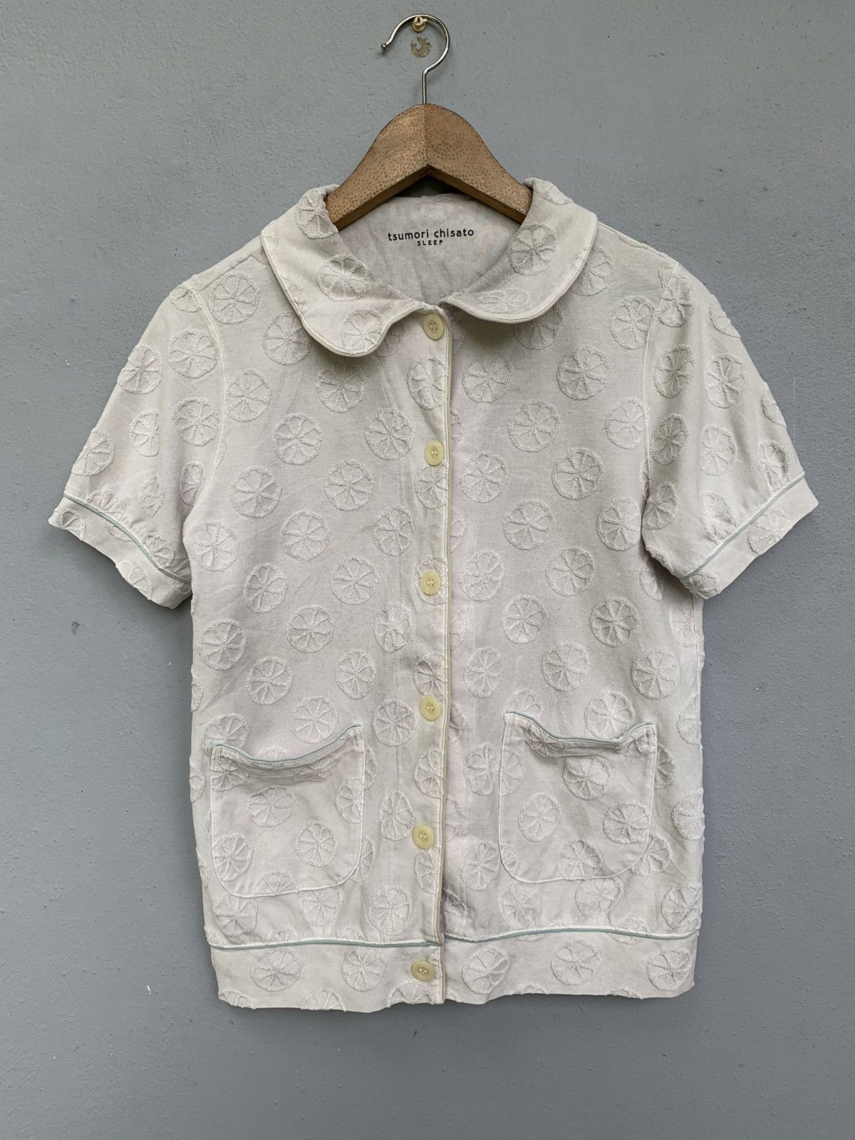 Issey Miyake × Tsumori Chisato × Vintage Vintage Tsumori Chisato Sleep Shirt Lemon Embroided Size US S / EU 44-46 / 1 - 2 Thumbnail