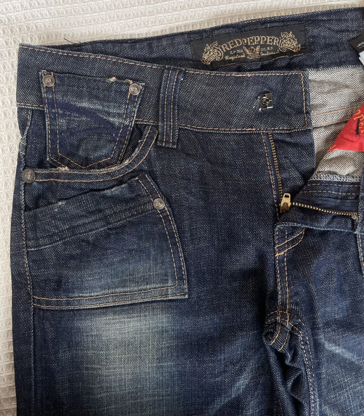 Hysteric Glamour Vintage 90s🔥RED PEPPER🔥Flared Bush Pants Jeans Size US 30 / EU 46 - 10 Thumbnail