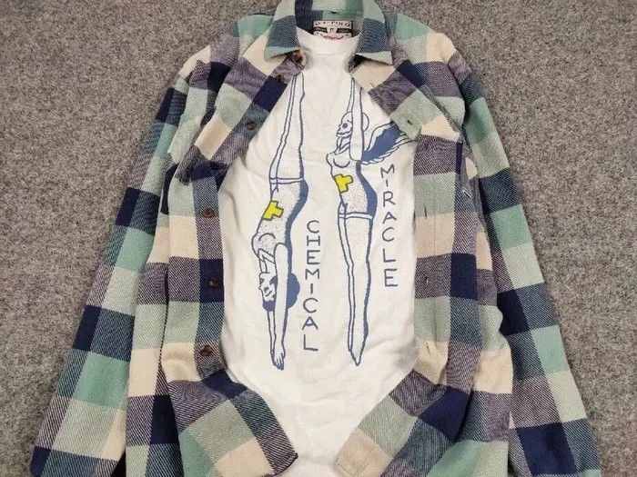 Flannel Vintage Flannel Shirt Travis Scott Style Streetwear Hype Size US M / EU 48-50 / 2 - 6 Thumbnail