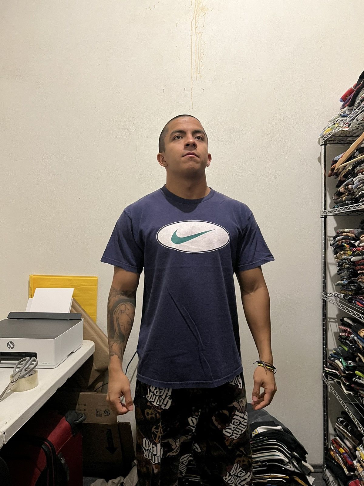 Nike 90s Nike Center Swoosh Tee Size US M / EU 48-50 / 2 - 2 Thumbnail