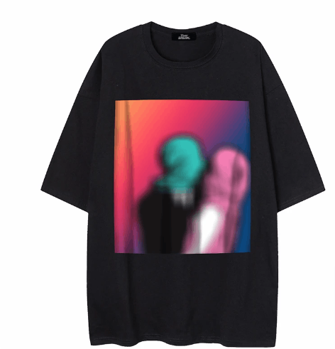 Vintage Shadow Edge Oversized T-shirt