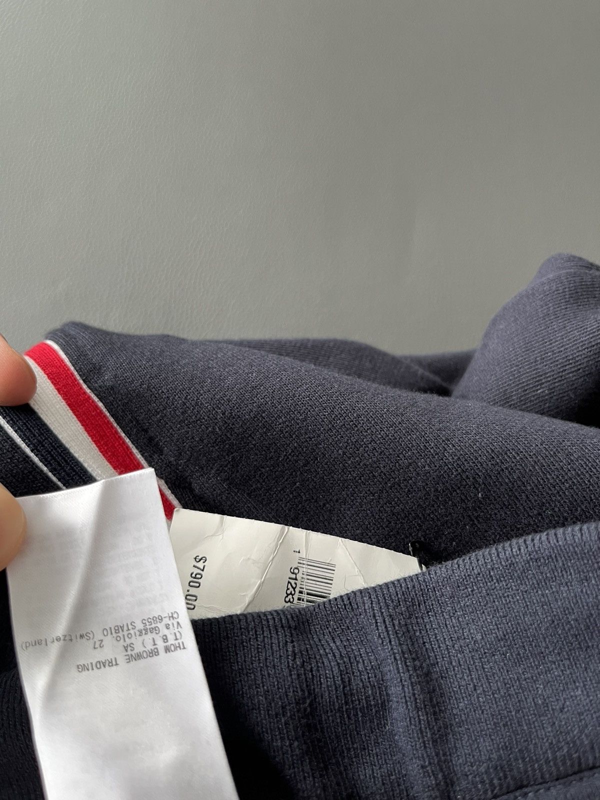Thom Browne Brand New Iconic Thom Browne Logo Sweatpants Size US 34 / EU 50 - 15 Thumbnail