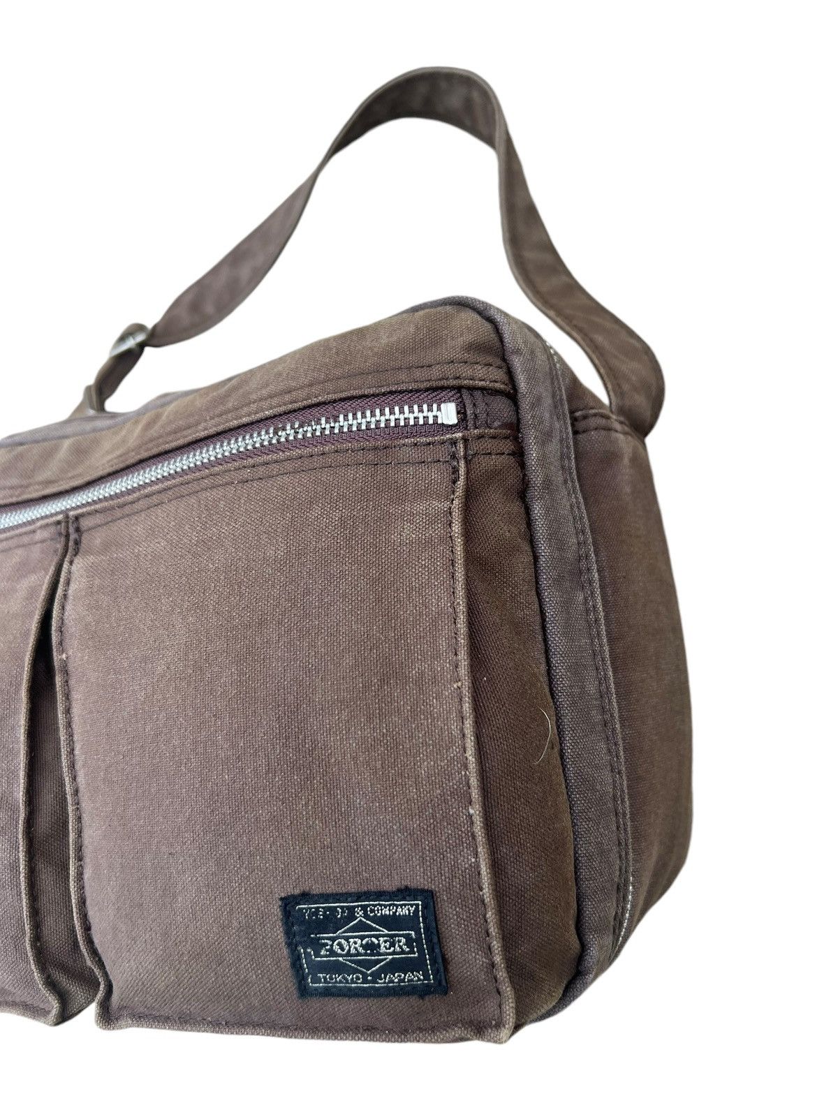 Porter Vintage Porter Yoshida Peel Off Coated PU Fade Muddy Bag Size ONE SIZE - 7 Thumbnail