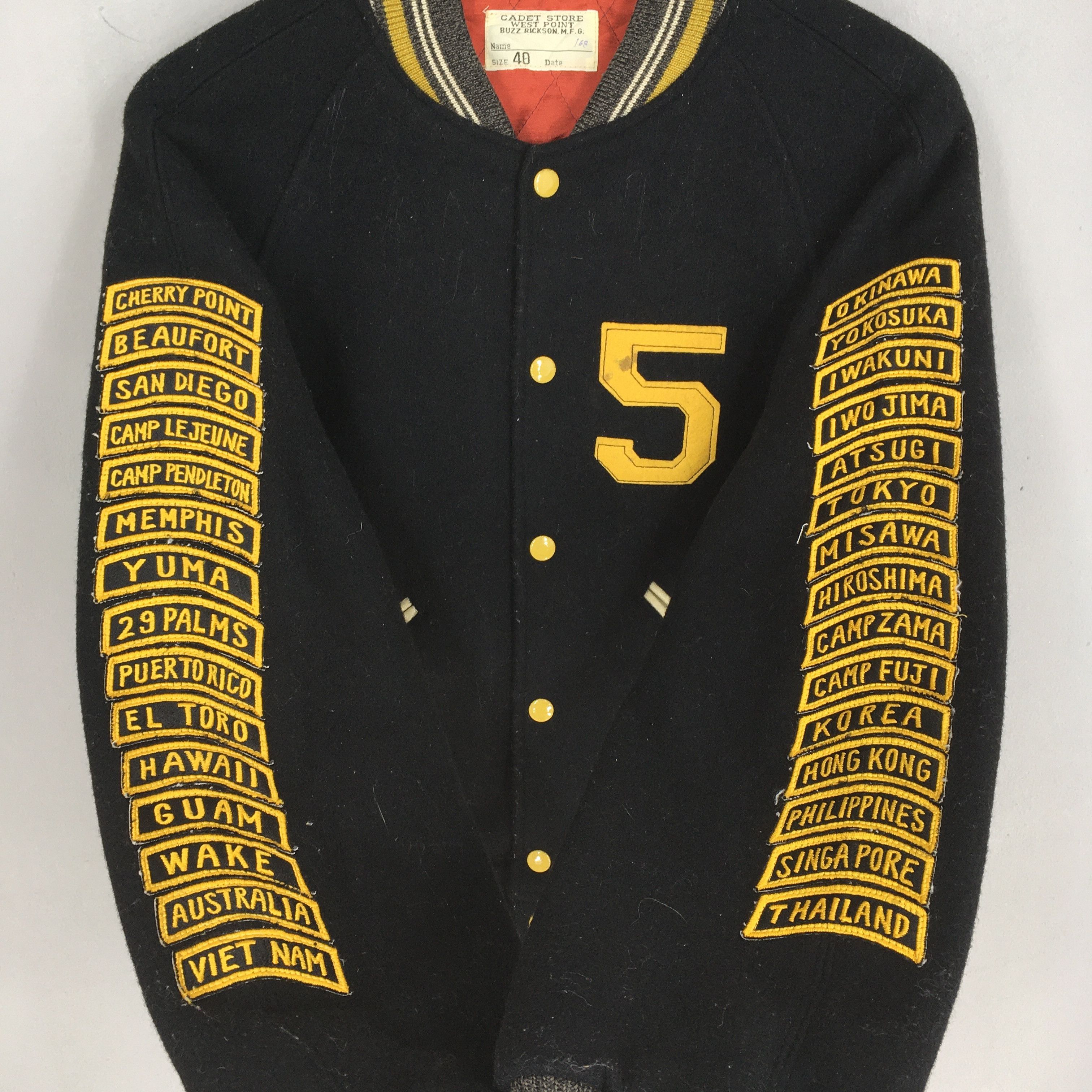 Buzz Rickson's Vintage Buzz Rickson Bomber Barons Travis AFB Jacket Medium Size US M / EU 48-50 / 2 - 4 Thumbnail