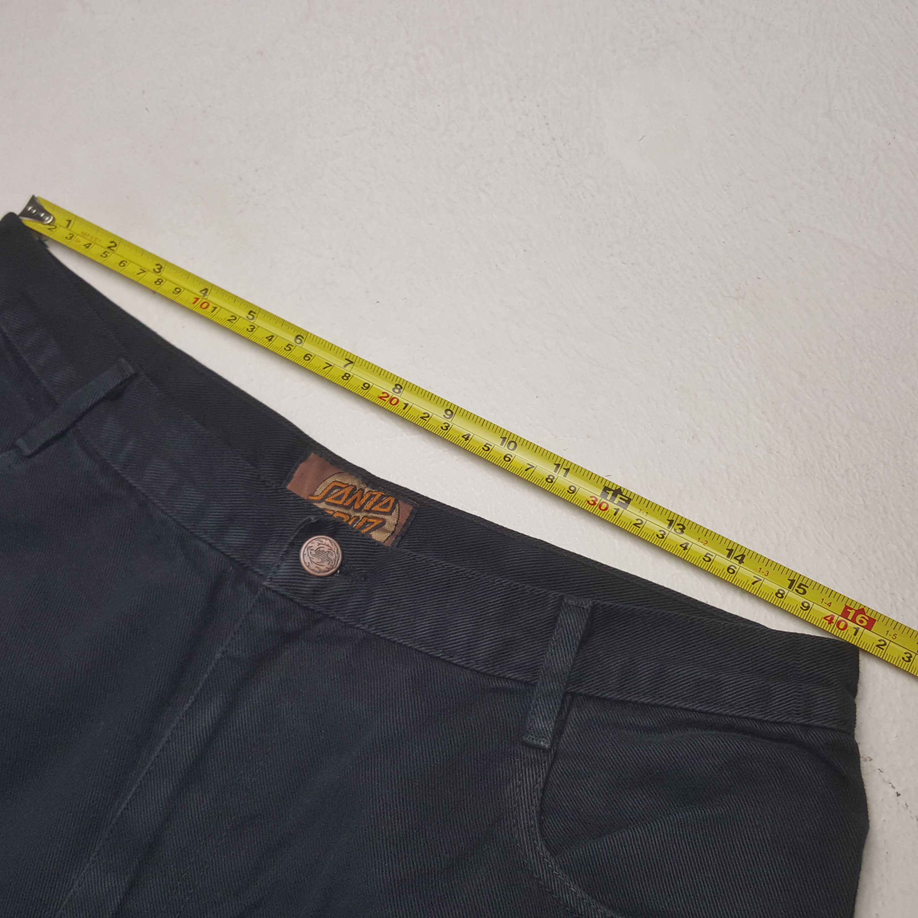 Santa Cruz Skateboards Vintage Santa Cruz USA Black Pants Size US 32 / EU 48 - 7 Thumbnail