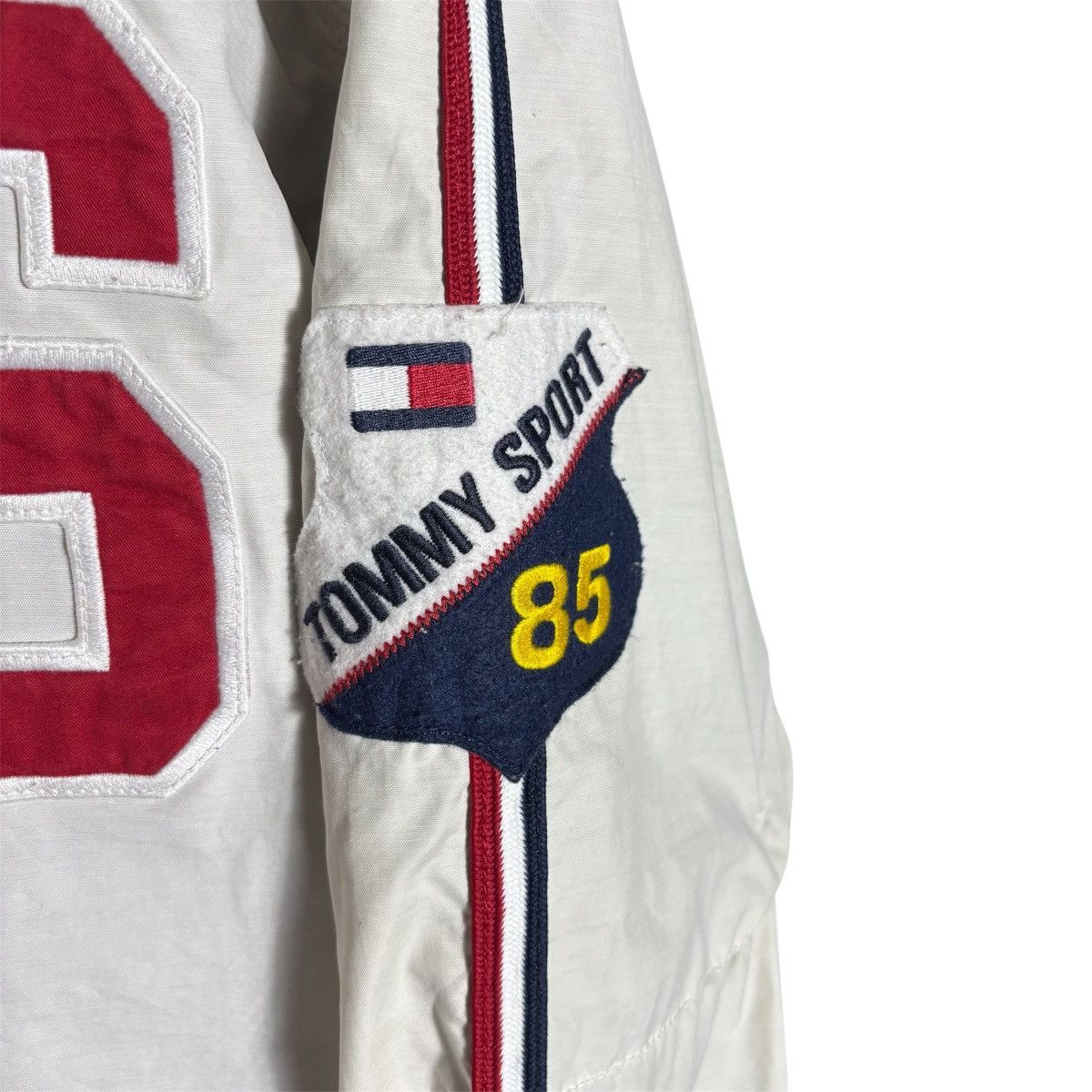 Tommy Hilfiger × Vintage Vintage 90s Tommy Hilfiger Sport Half Zip Hoodie Jacket Size US L / EU 52-54 / 3 - 4 Thumbnail