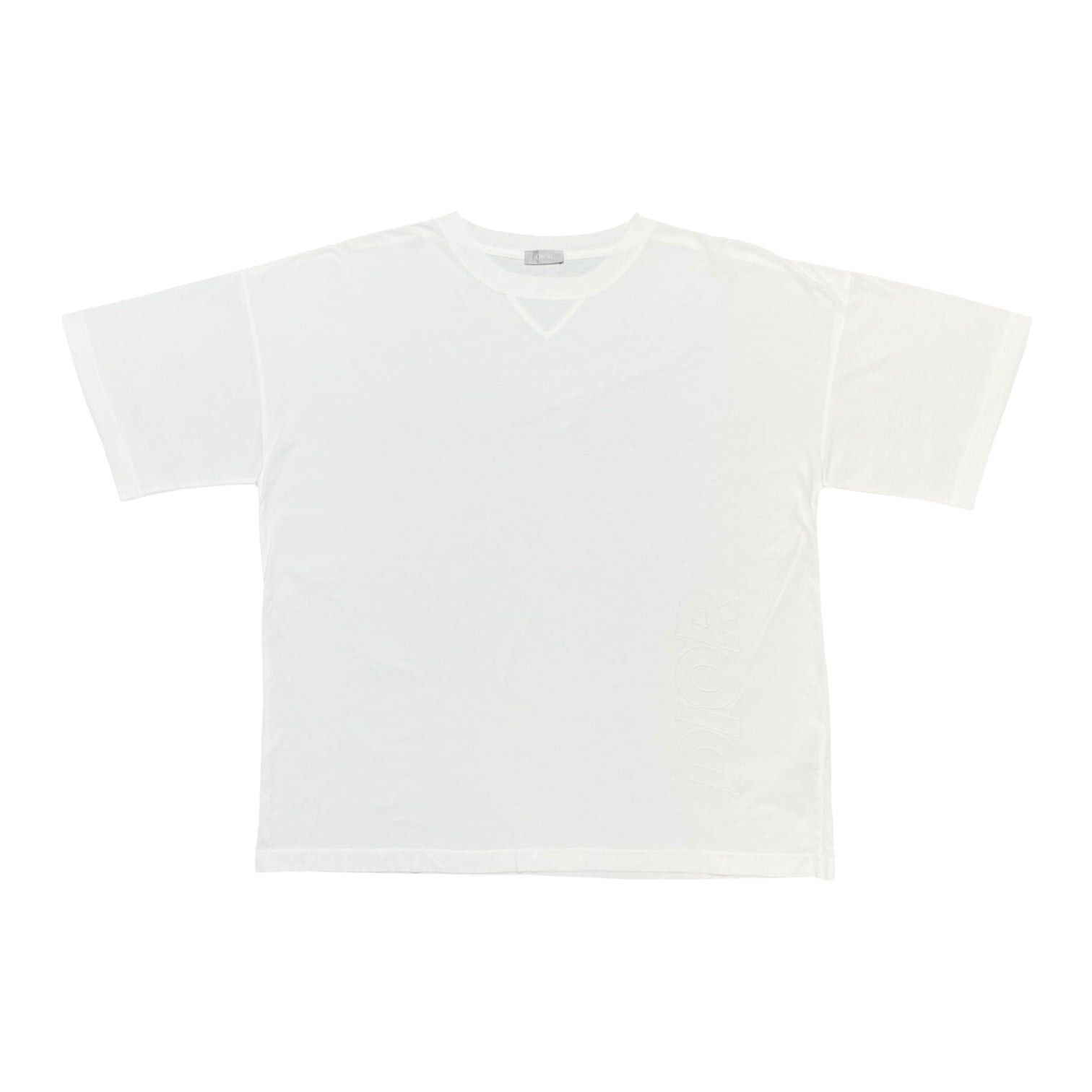 Dior Dior Side Logo Short Sleeve Tee Shirt White Size US M / EU 48-50 / 2 - 1 Thumbnail