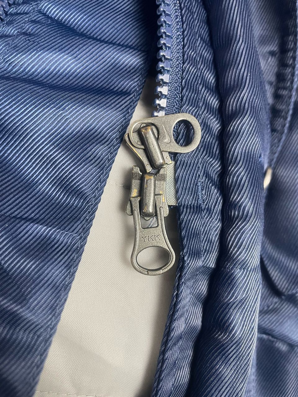 Nike 90S Bench Coat Navy Jacket Parka Hoodie