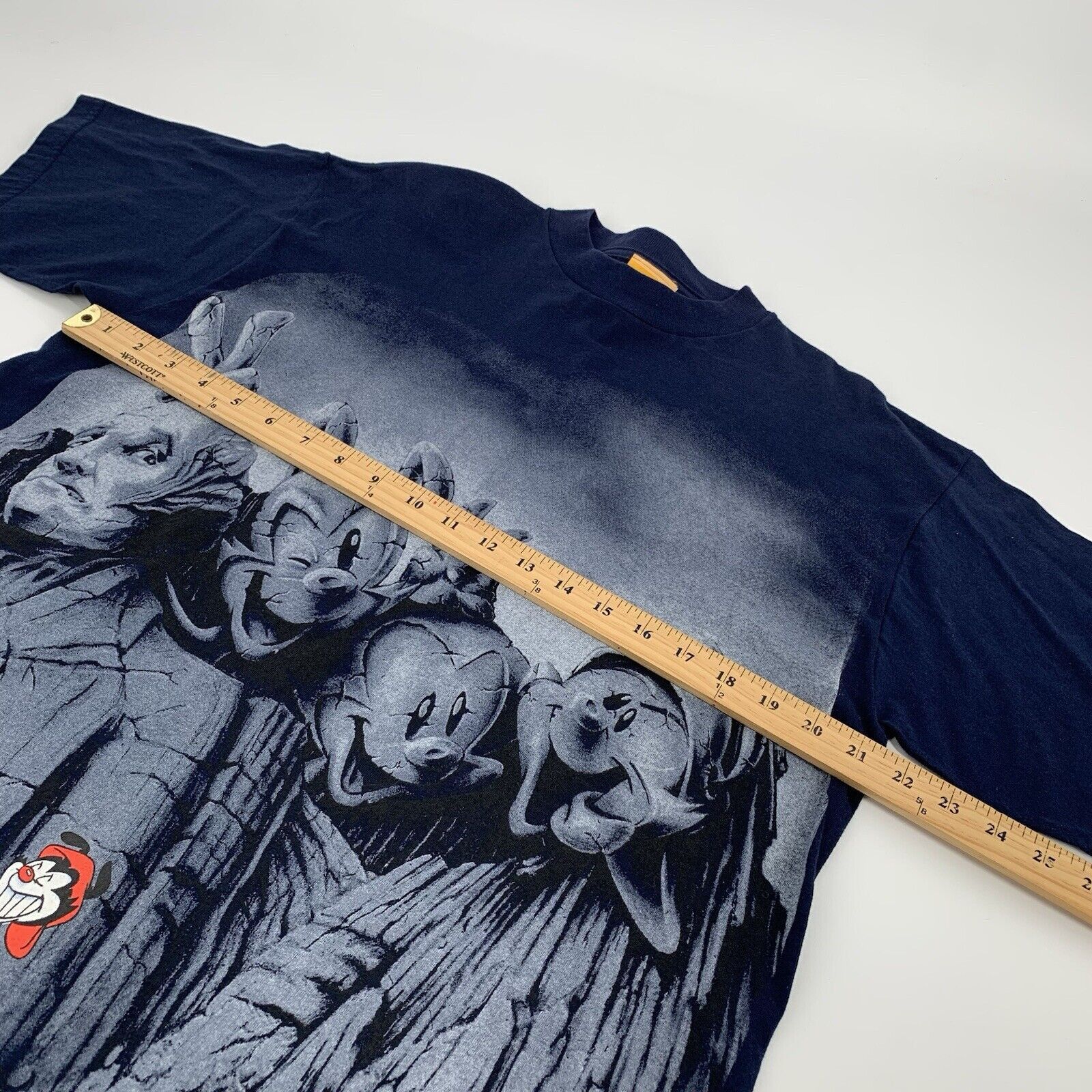 Vintage Vintage 1995 Animaniacs Mount Rushmore Short Sleeve T-Shirt Size US L / EU 52-54 / 3 - 10 Thumbnail