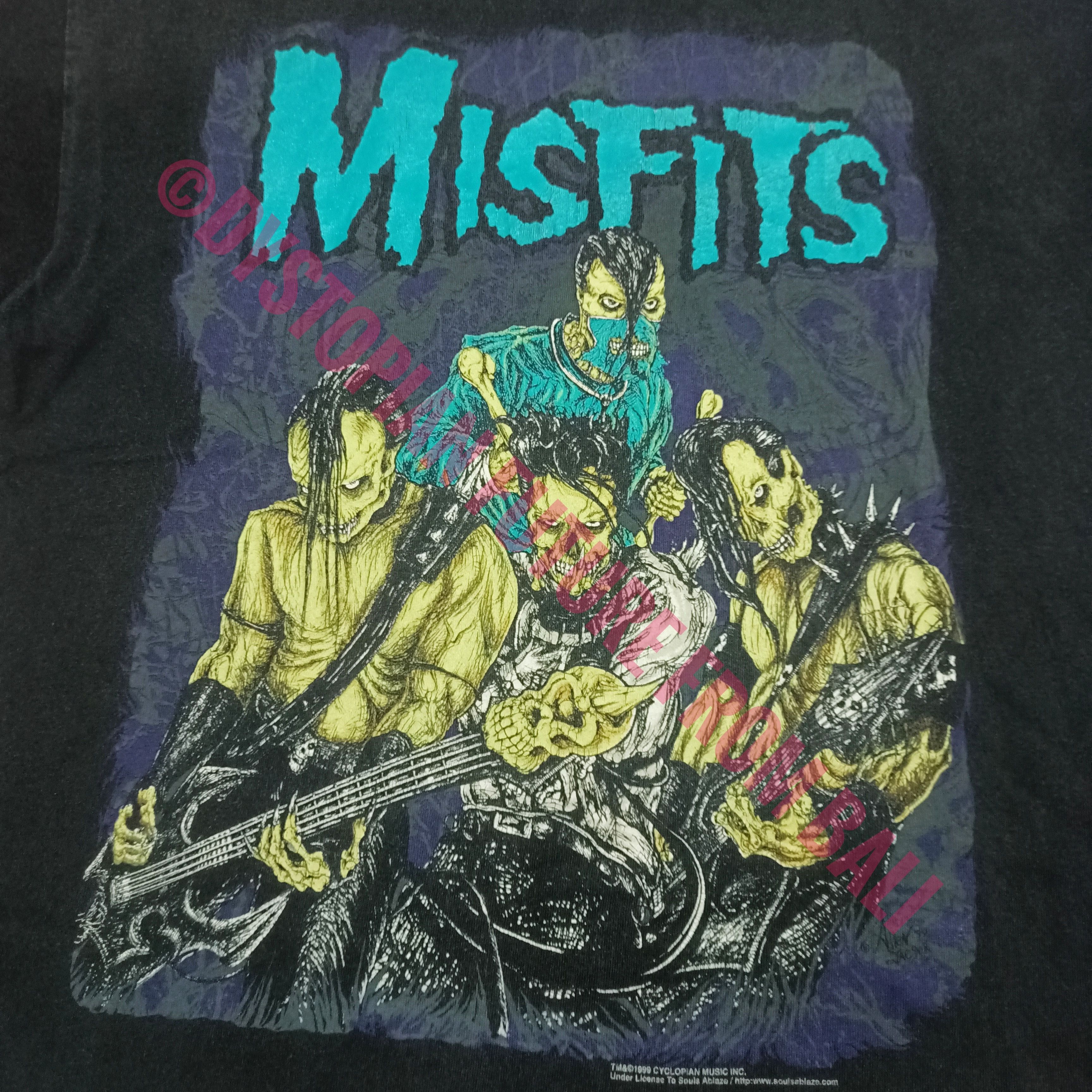 Misfits Vintage ©1999 Misfits 2000 Band T-shirt Size US XL / EU 56 / 4 - 3 Thumbnail