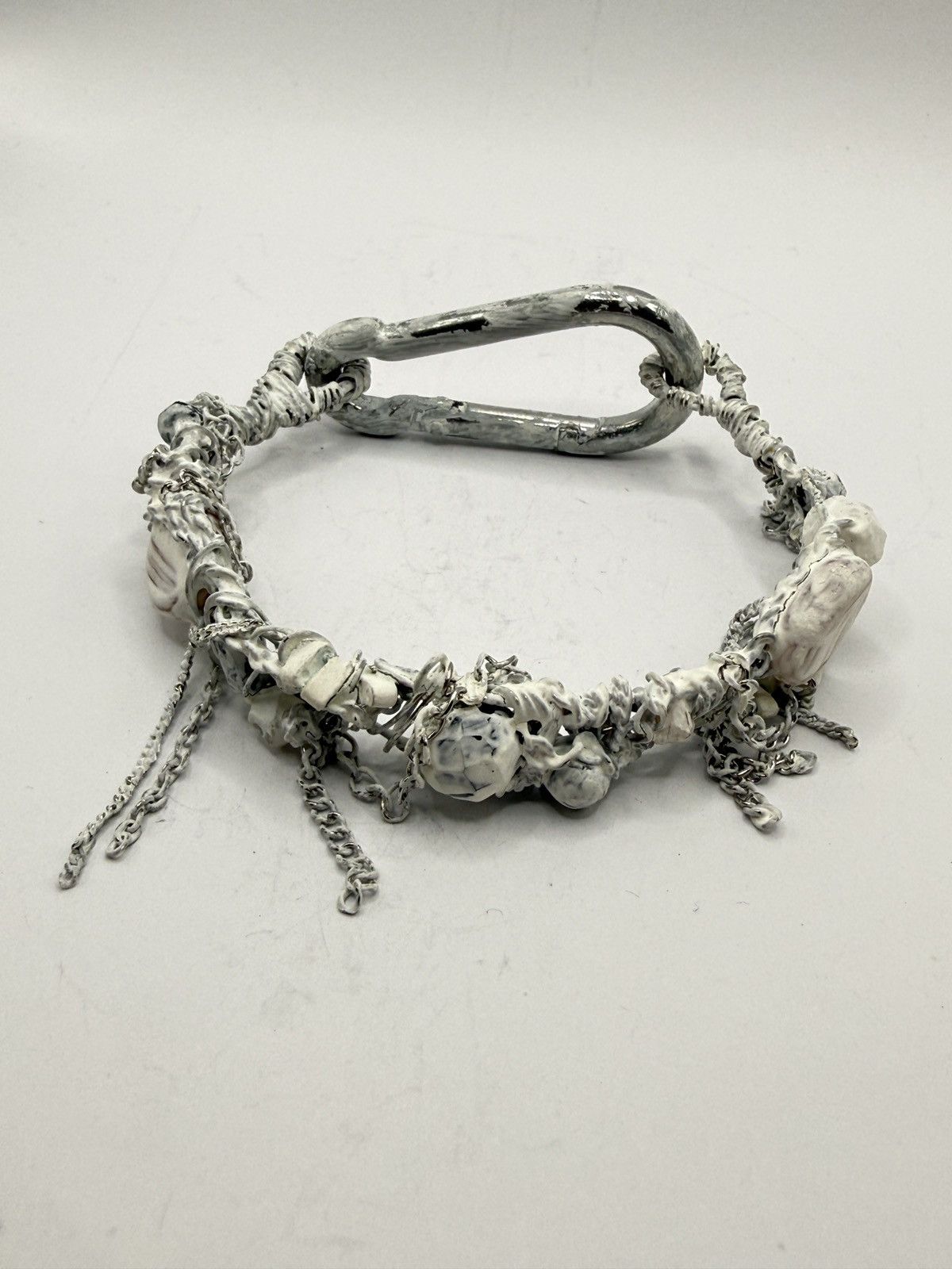 Seditionaries Avant-garde handmade bracelet rick margiela chrome erd Size ONE SIZE - 3 Thumbnail