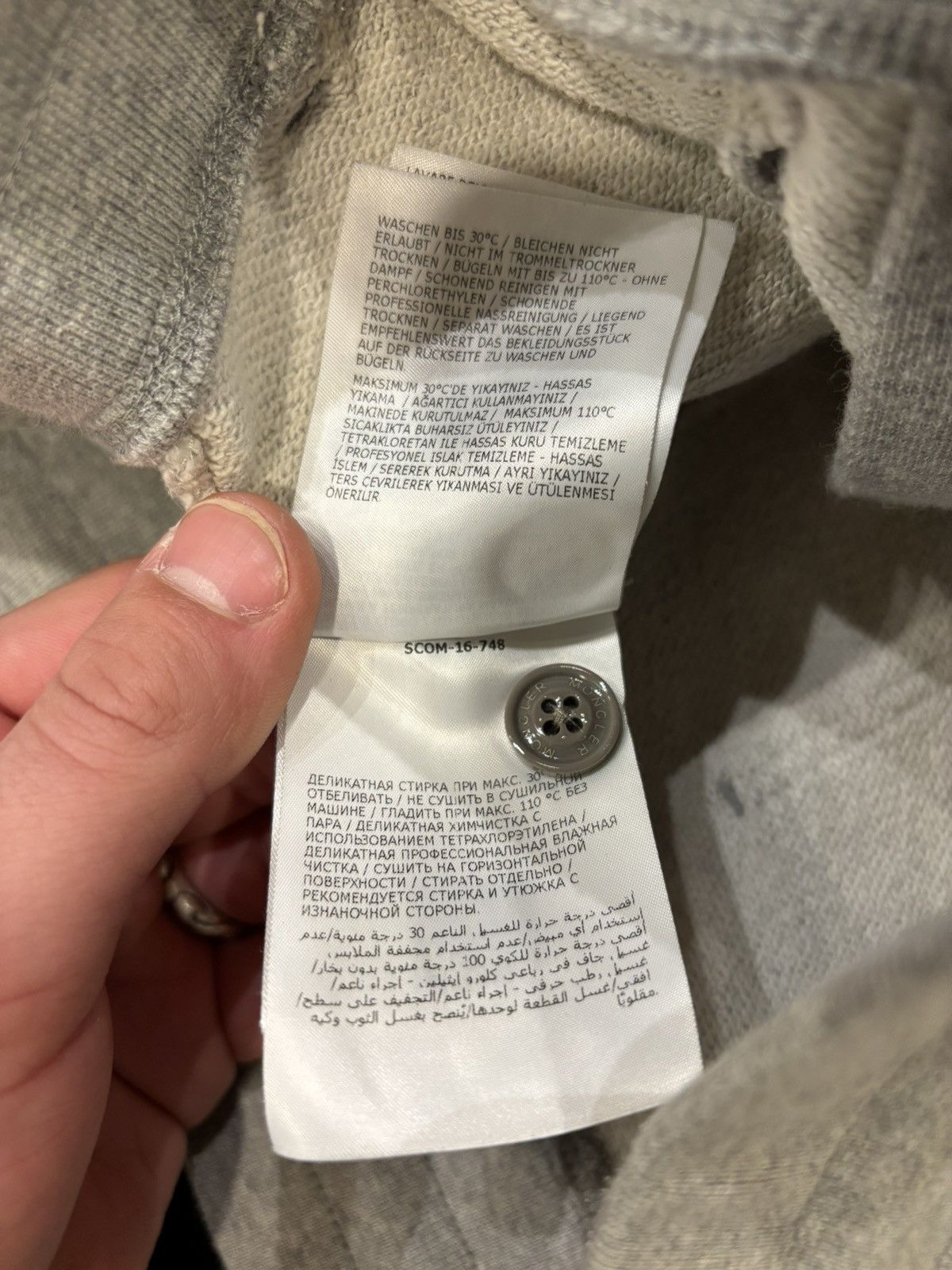 Moncler Moncler Sweatpants - Grey Size US 30 / EU 46 - 7 Thumbnail