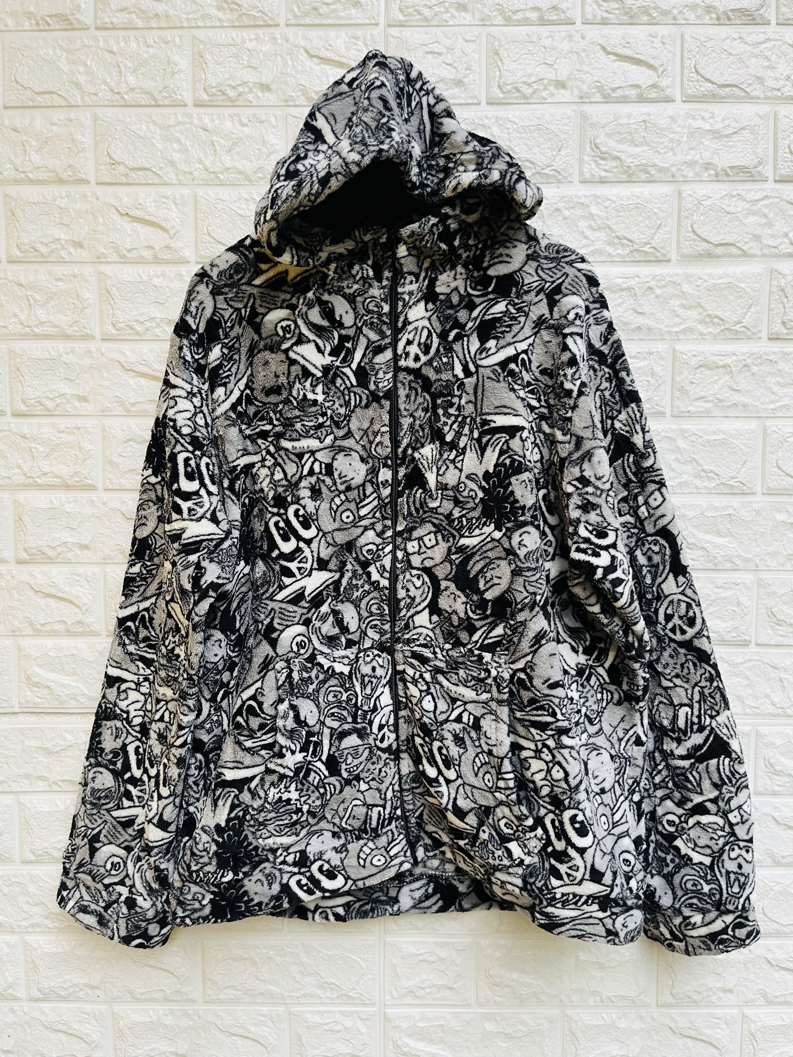 Vintage Monogram Cartoon Hip Hop Designer Fashion