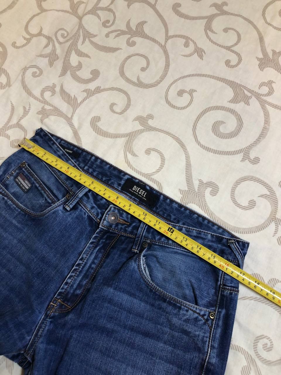 Diesel Diesel Straight Fit Denim Jeans Wash (Approx W32 x L30) Size US 32 / EU 48 - 12 Thumbnail