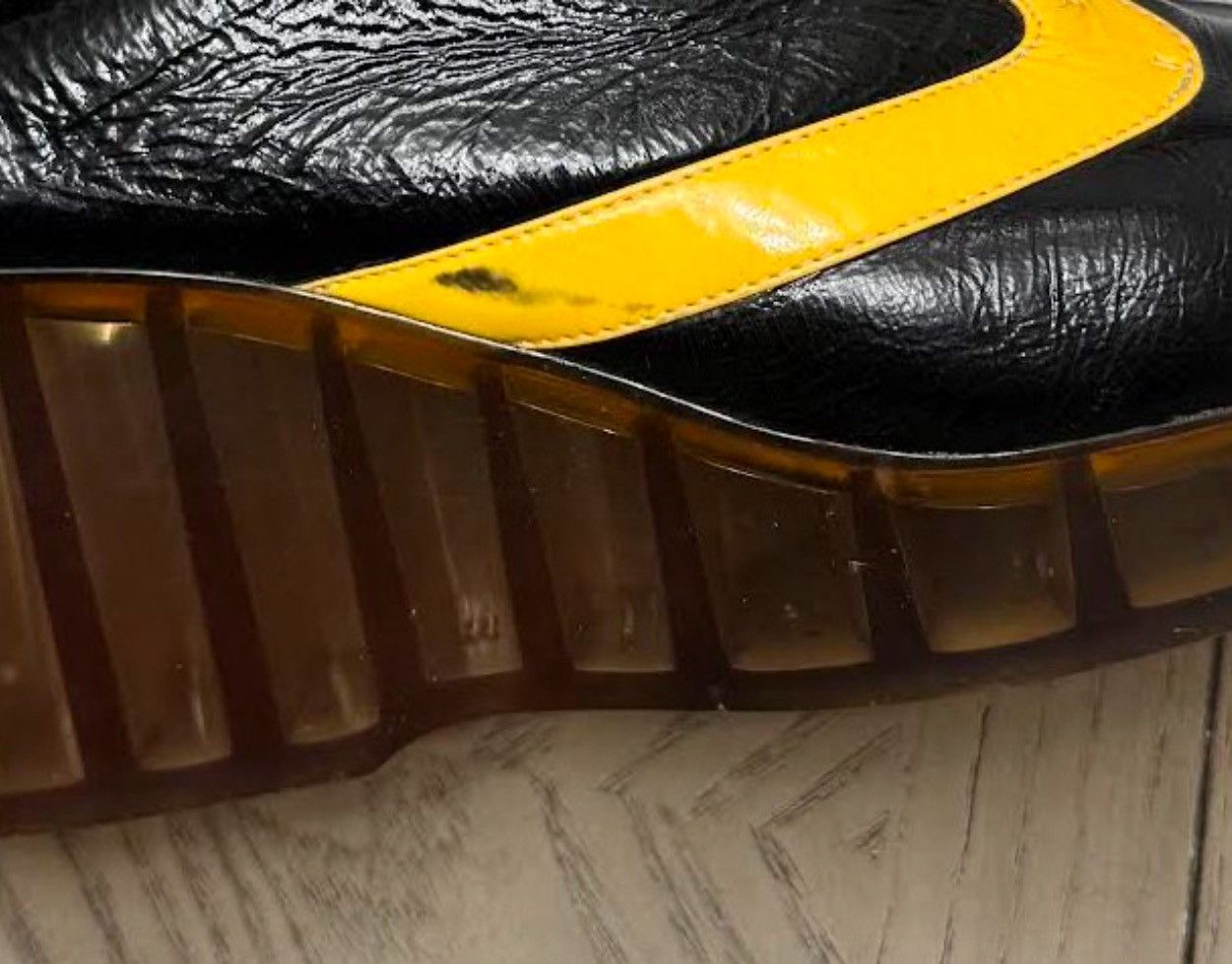 Chanel Women's Chanel Black / Yellow Patent Leather Wedge (Size 38) Size US 7.5 / IT 37.5 - 11 Thumbnail