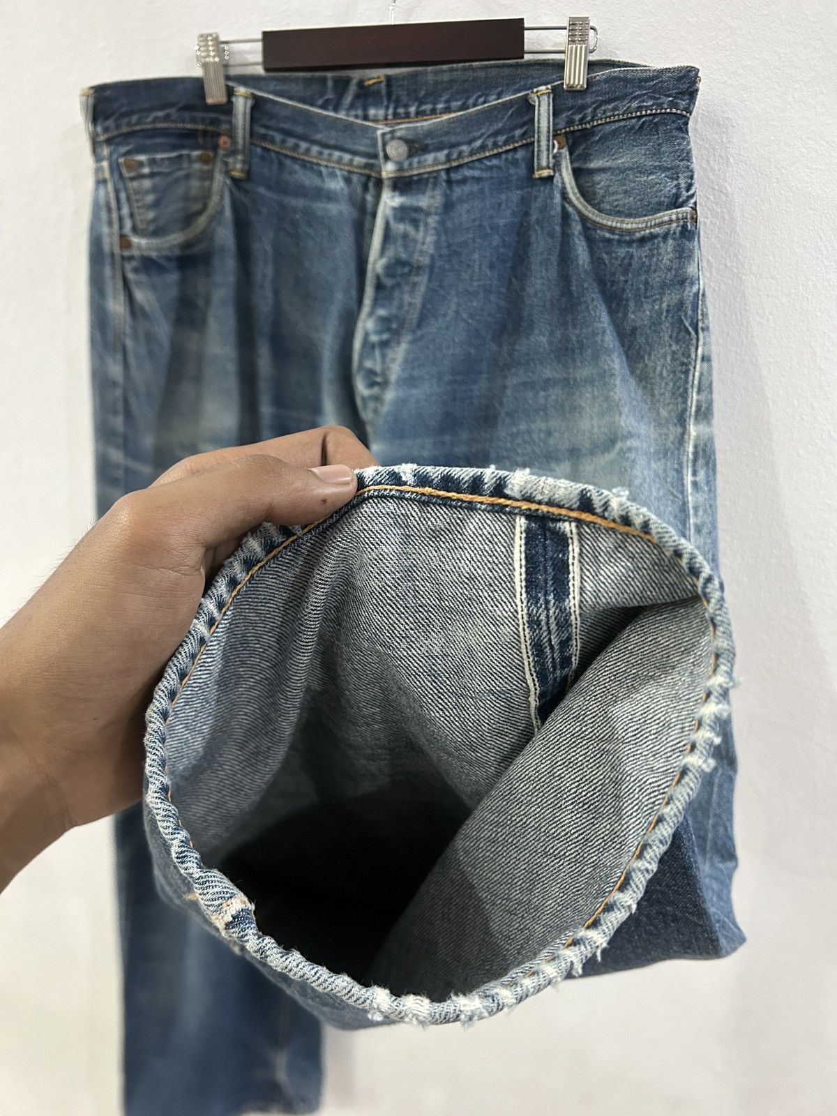 Evisu Vintage Evisu Seagull ‘Dowluck’ Selvedge Jeans Size US 36 / EU 52 - 3 Thumbnail