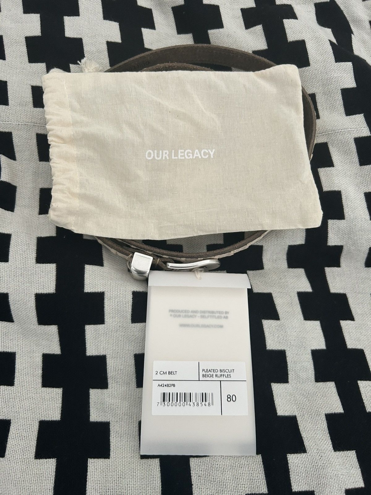 Our Legacy Our legacy leather belt Size 28 - 8 Thumbnail