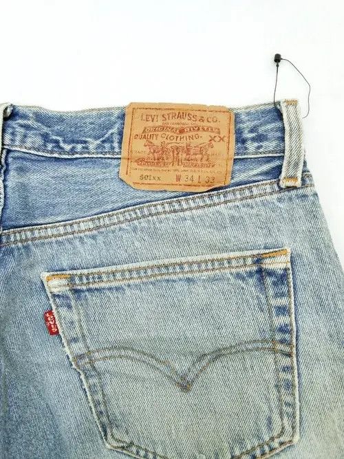 Levi's 90s Vintage Levi's 501 Made In USA Distressed Jeans 32x30 Size US 32 / EU 48 - 3 Thumbnail