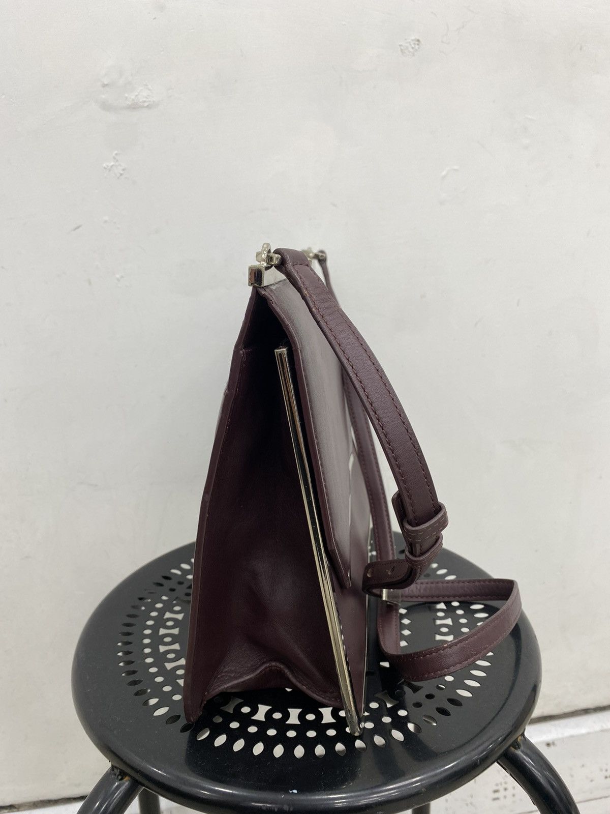 Lanvin Lanvin collection leather crossbody burgandy Size ONE SIZE - 2 Thumbnail