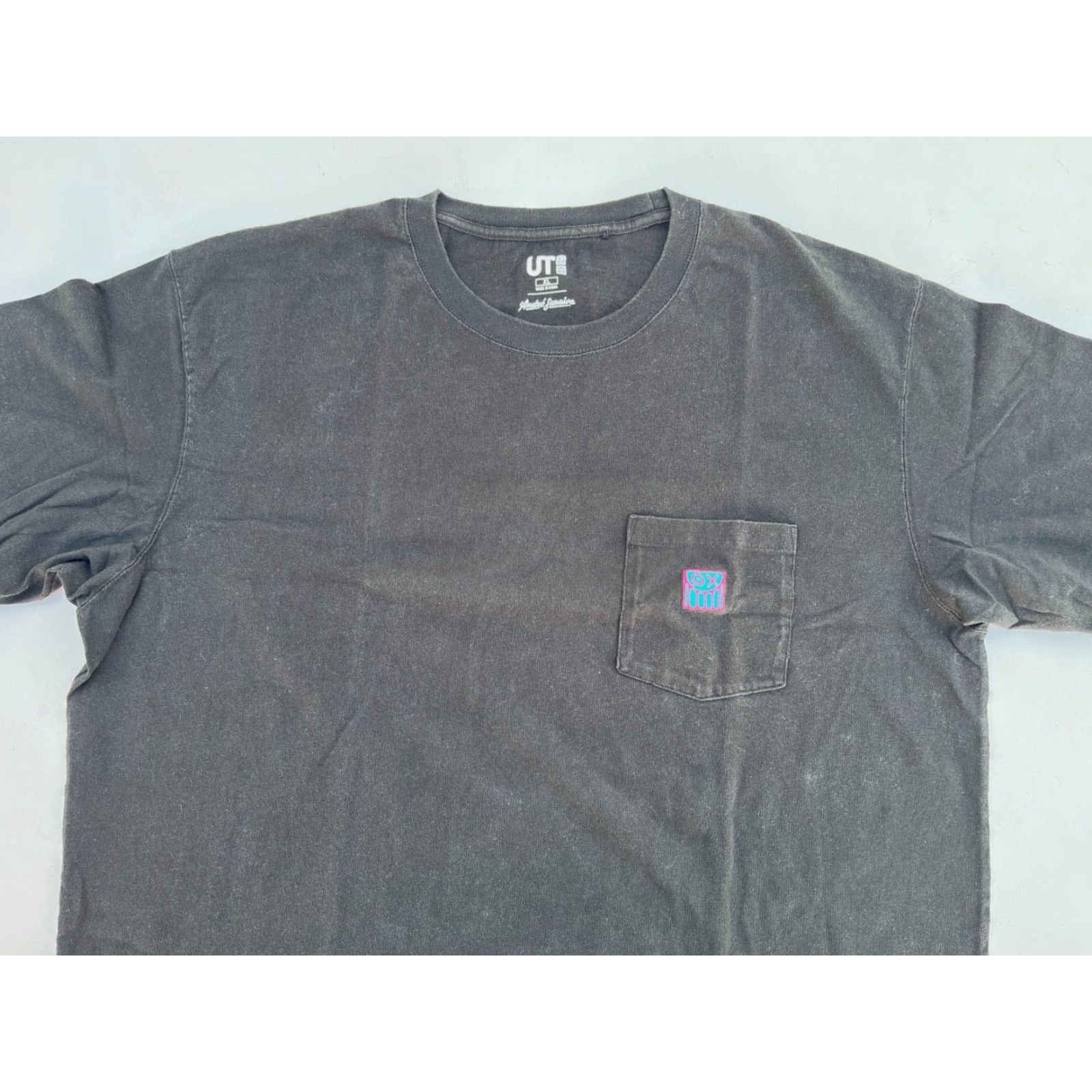 Uniqlo UNIQLO Men’s Pocket Tee Black XL Andre Saraiva T-Shirt Size US XL / EU 56 / 4 - 3 Thumbnail