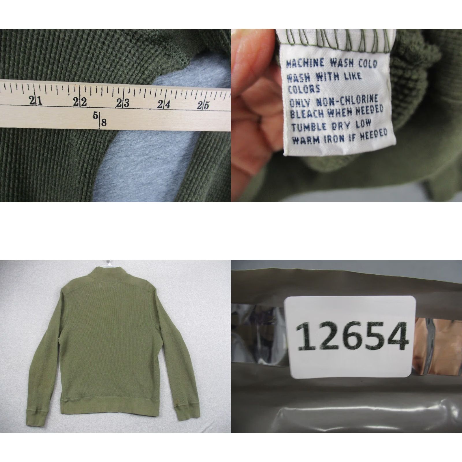 Polo Ralph Lauren Polo Ralph Lauren Sweater Men's Green XL Button Collar Thermal Ribbed Size US XL / EU 56 / 4 - 8 Thumbnail