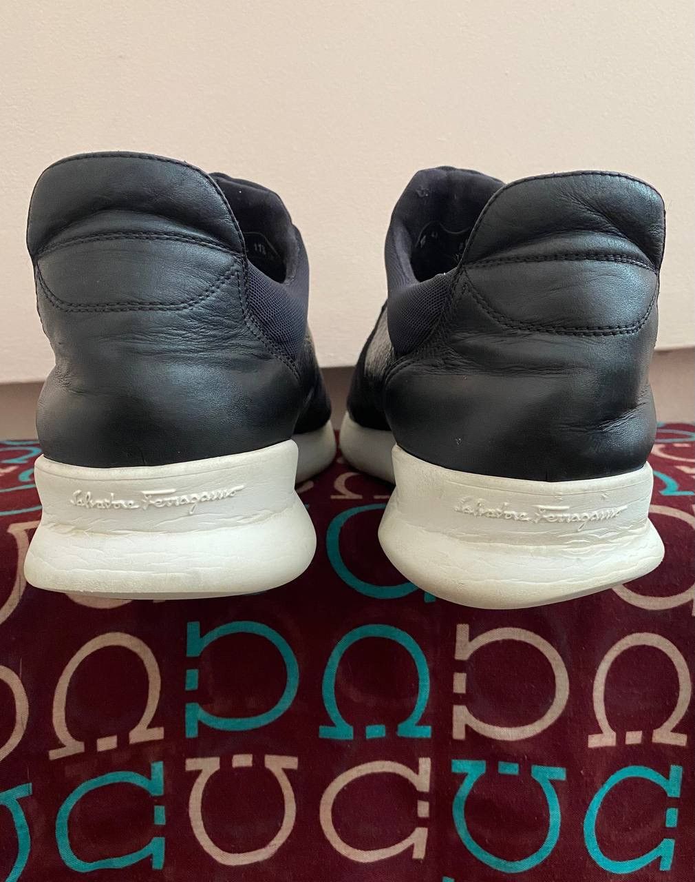 Salvatore Ferragamo 🔥 Salvatore Ferragamo Dion Slip On Sneaker 44 11.5 EE Black Size US 11.5 / EU 44-45 - 7 Thumbnail