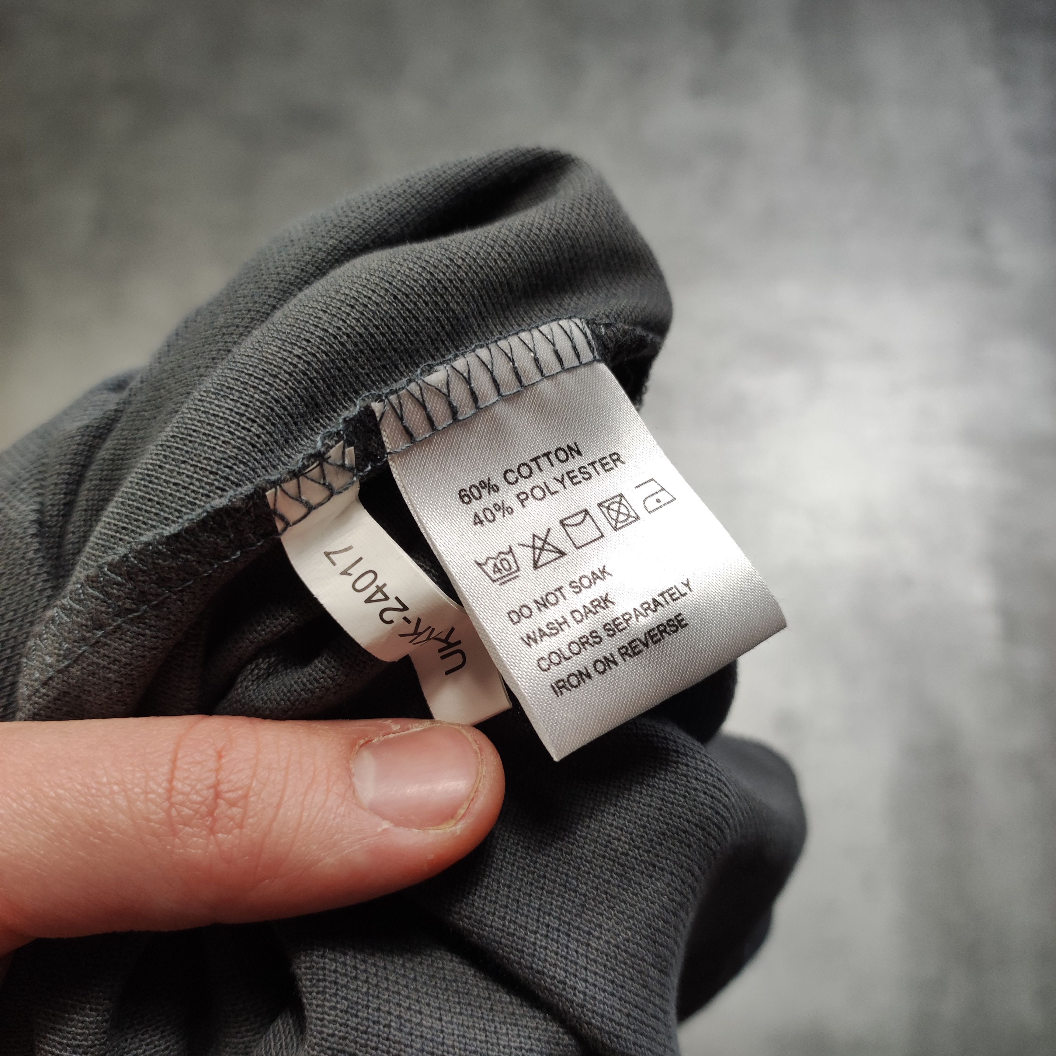 Vintage × Yves Saint Laurent Vintage RARE YSL Yves Saint Laurent Gray Logo Polo Shirt Size US L / EU 52-54 / 3 - 7 Thumbnail