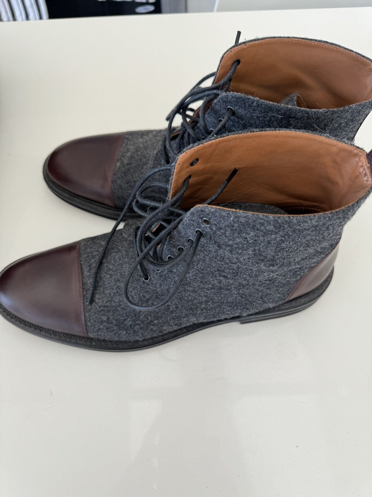 TAFT Taft The Jack in Grey/Oxblood 11 Size US 11 / EU 44 - 7 Thumbnail