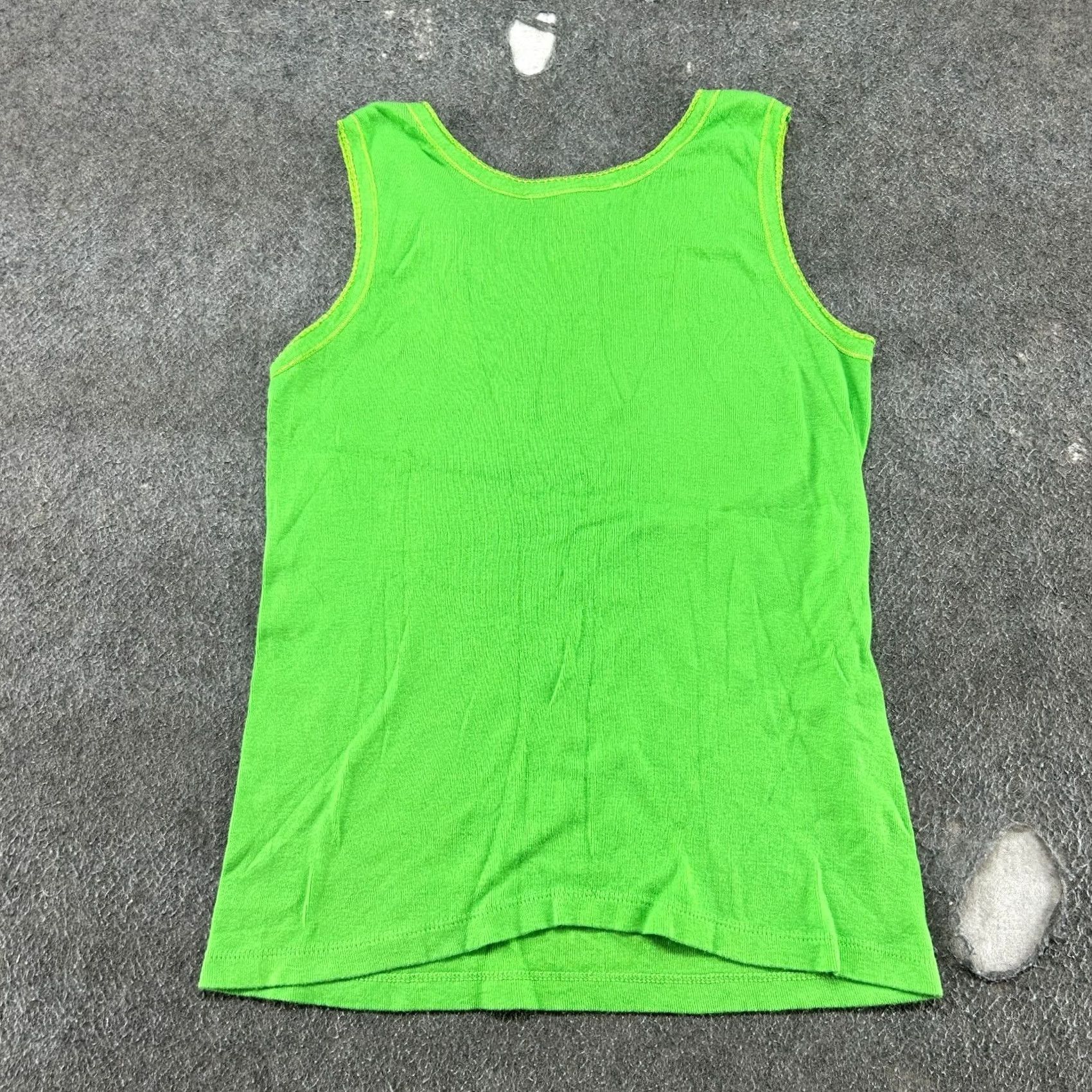 Vintage VINTAGE Maureen Benun Tank Top Womens M Green Tank Sleeveless Cami Ribbed Knit90s Slim Boat Neck Pullover Casual Cotton Knit Short Sleeve? Size M / US 6-8 / IT 42-44 - 3 Thumbnail
