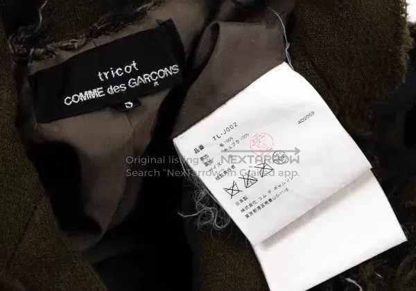 Comme des Garcons Comme des Garcons Olive green vintage waistcoat top Size S / US 4 / IT 40 - 9 Thumbnail