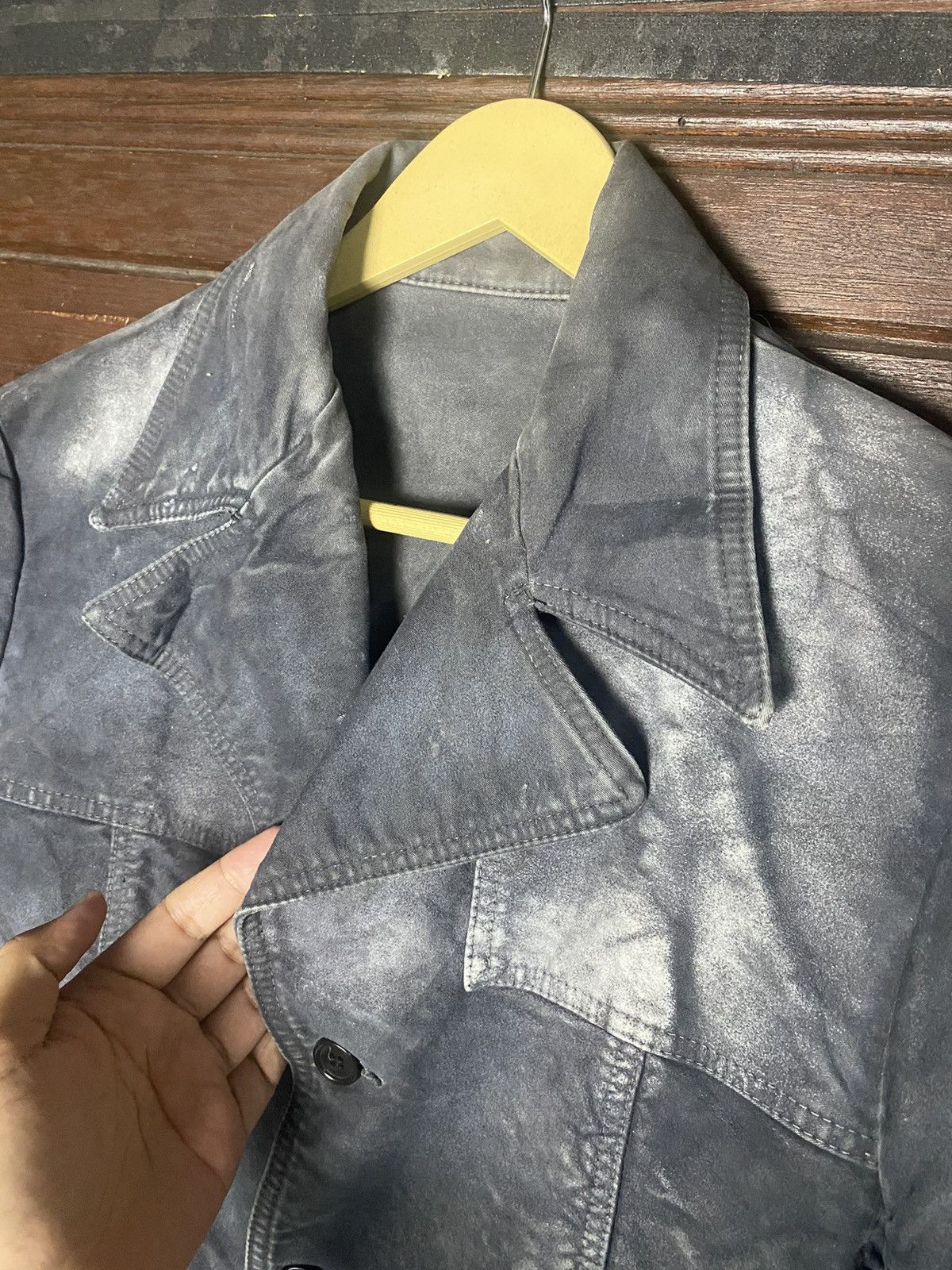 5351 POUR LES HOMMES 5351 Pour Les Hommes Cowhide Leather Trench Coat Size US M / EU 48-50 / 2 - 6 Thumbnail