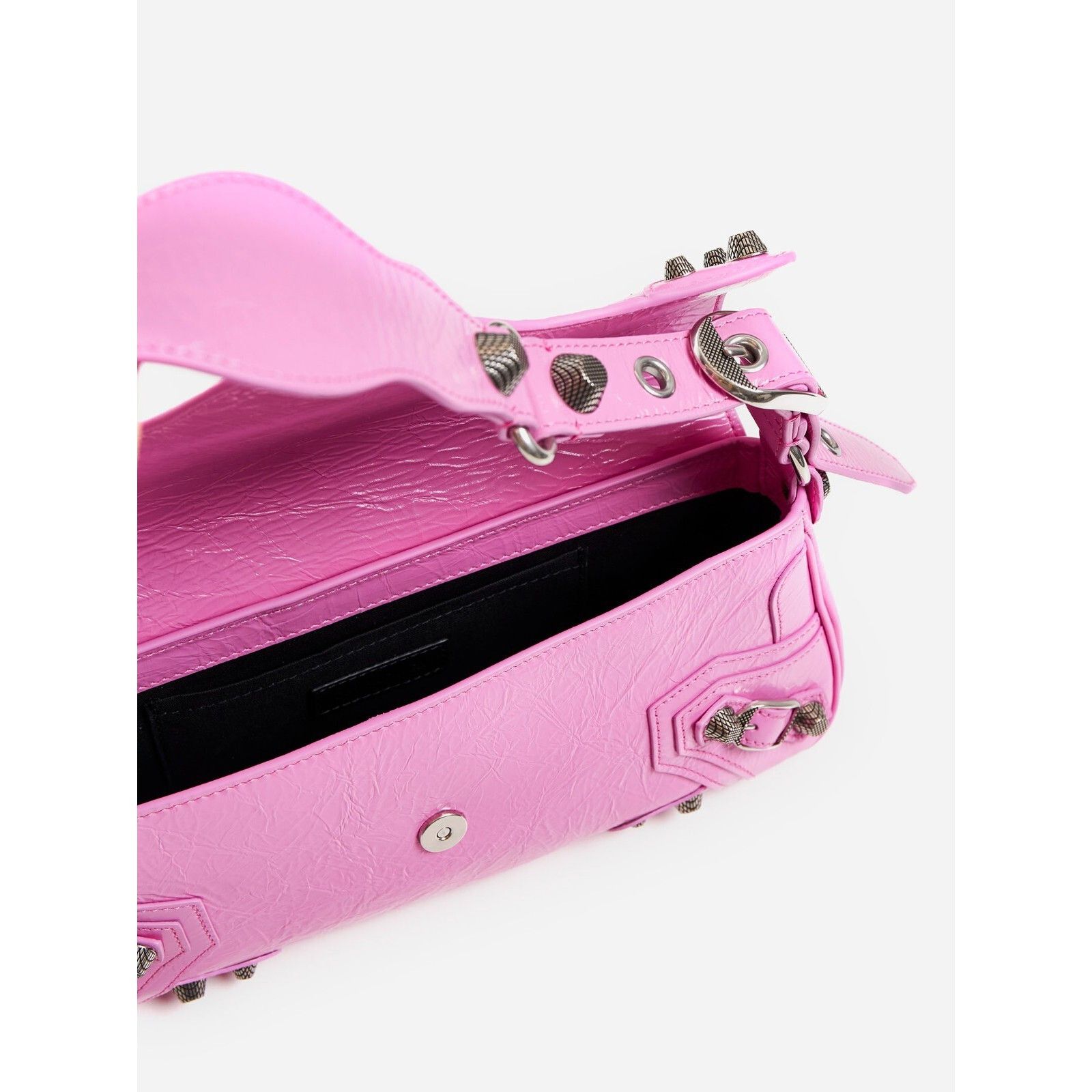 Balenciaga BALENCIAGA Le Cagole Small Sling Pink Leather Shoulder Bag N Size ONE SIZE - 4 Thumbnail